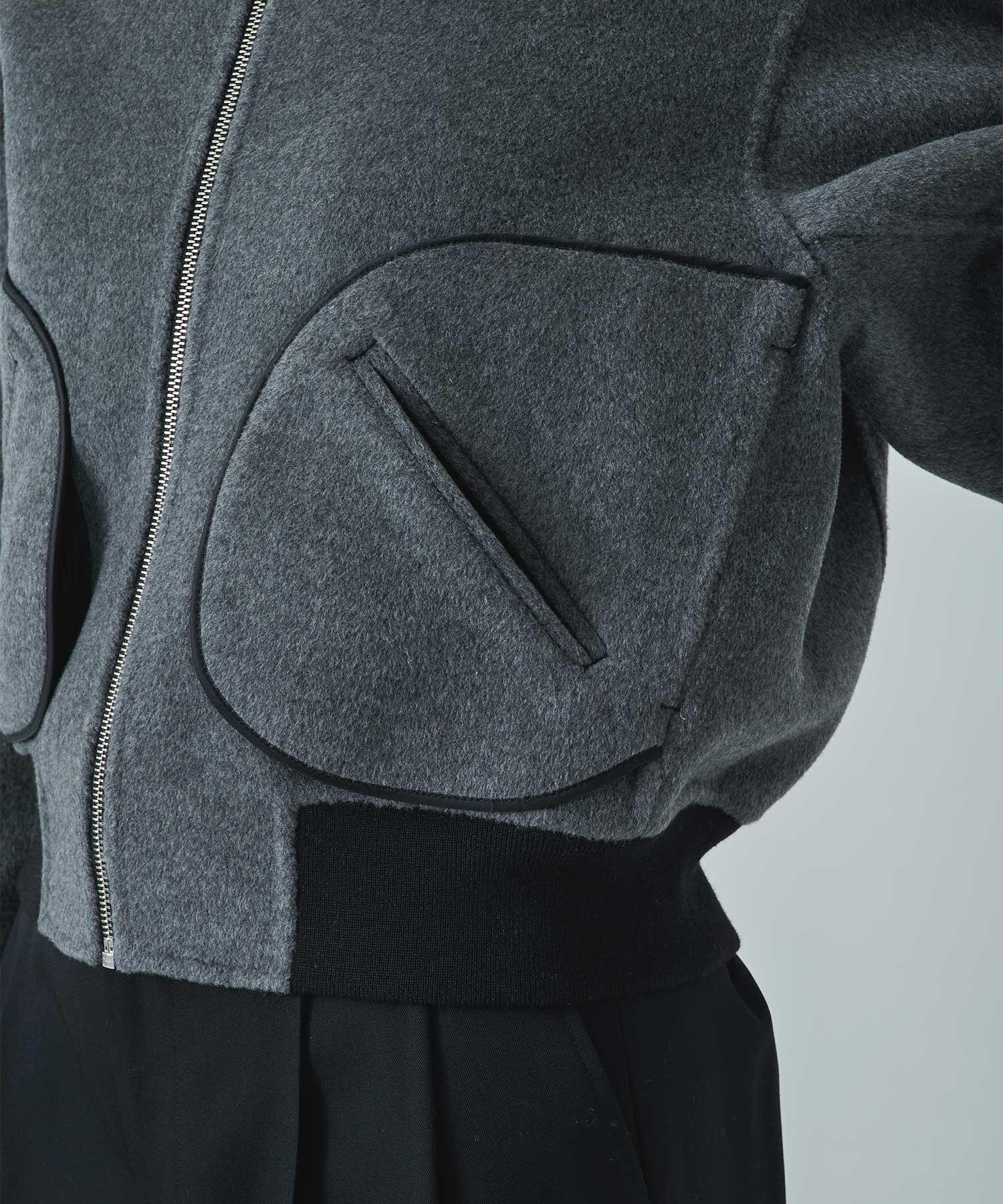 CASHMERE/SILK/WOOL MA-1 THE TOKYO