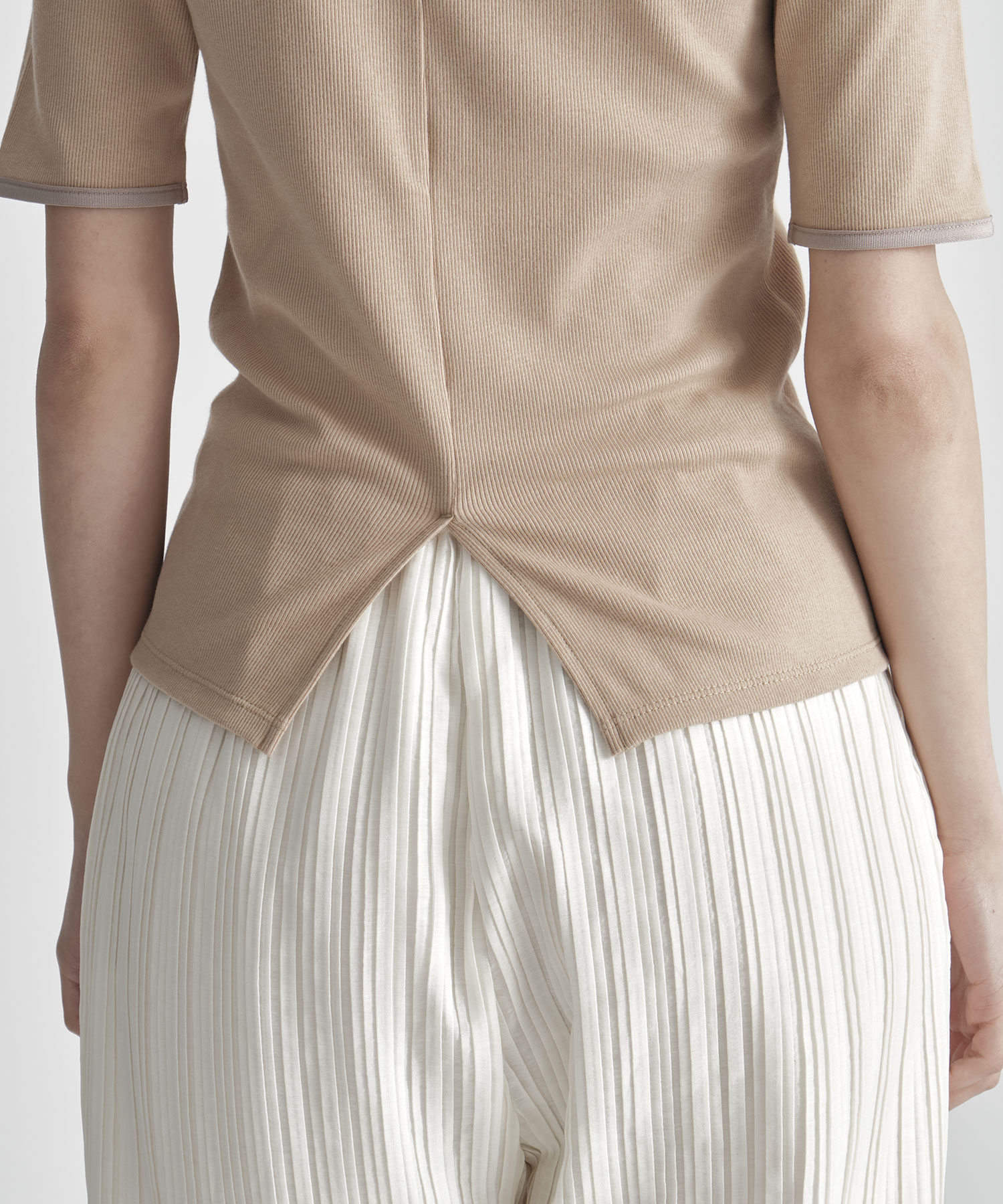 Boat Neck Rib Top THE TOKYO