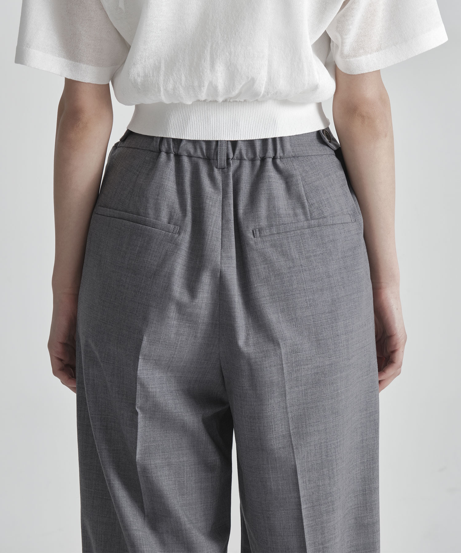 Front Zip Tuck Pants THE TOKYO