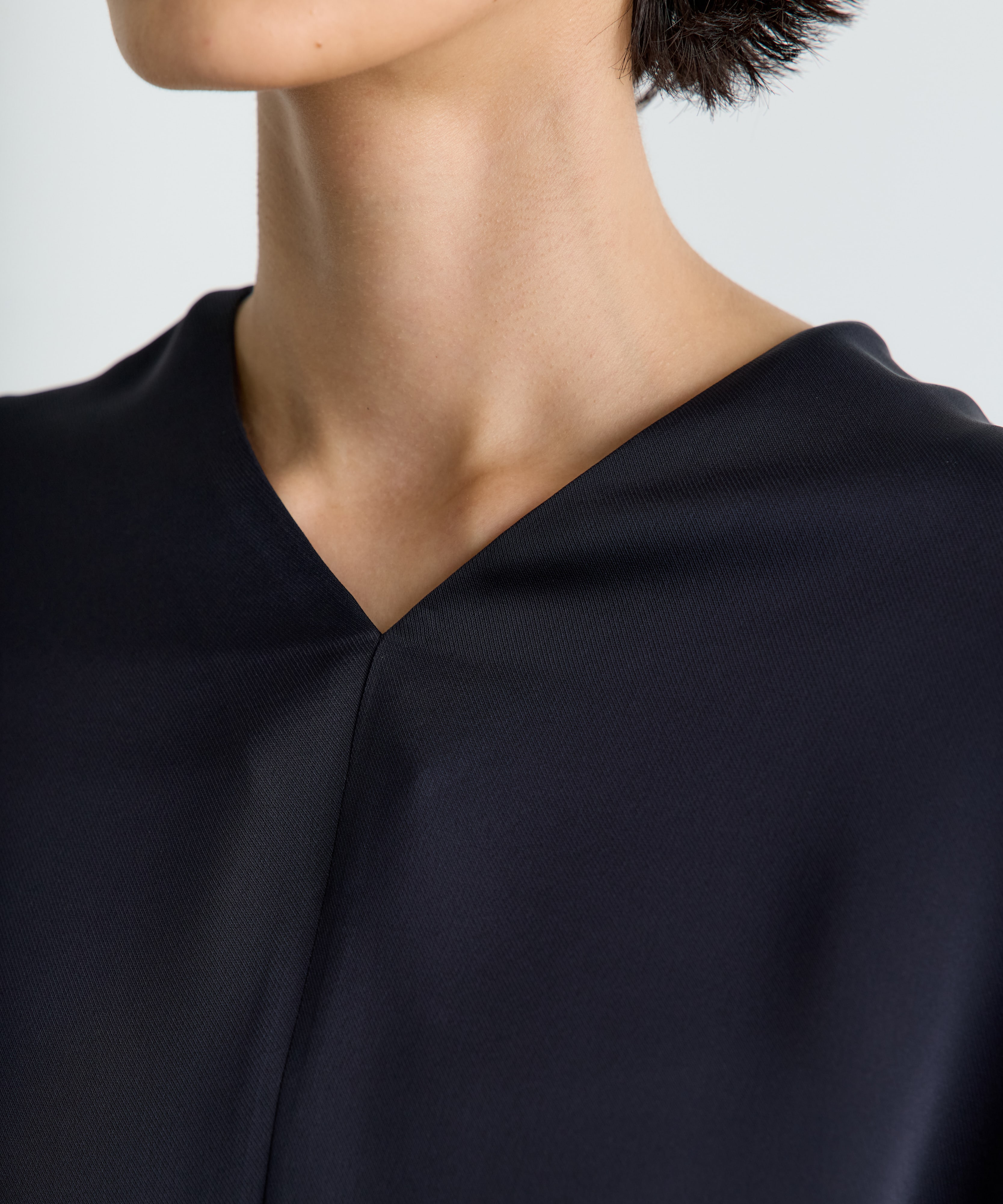 Satin Half Sleeve Blouse THE TOKYO