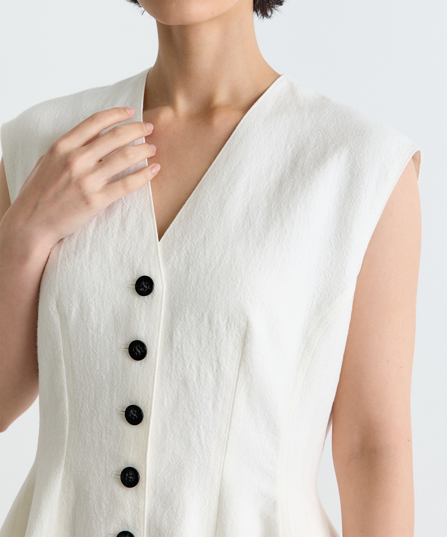 別注 Ilsa sleeveless dress AKIRANAKA