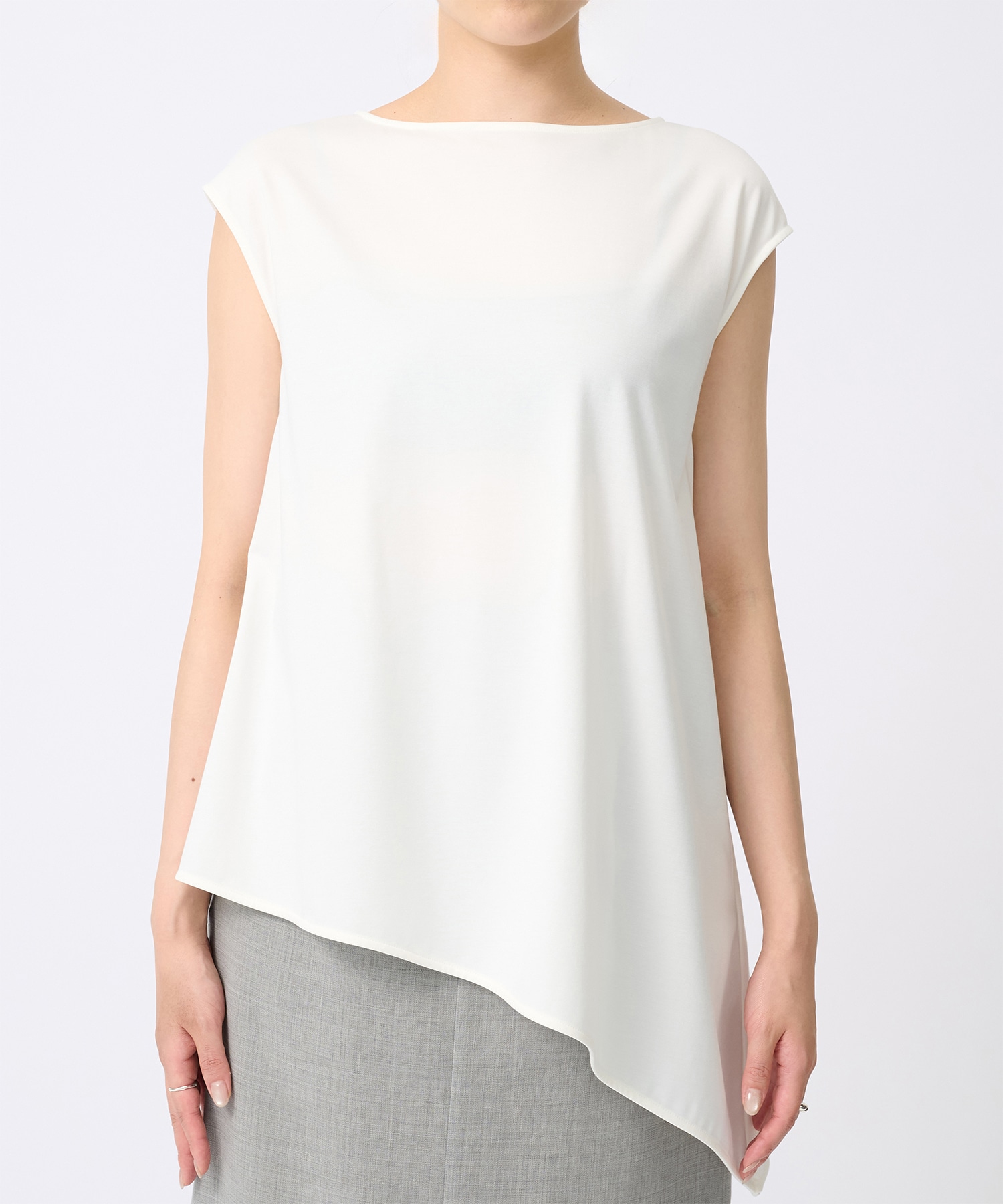 French Sleeve Asymmetry Tops THE TOKYO