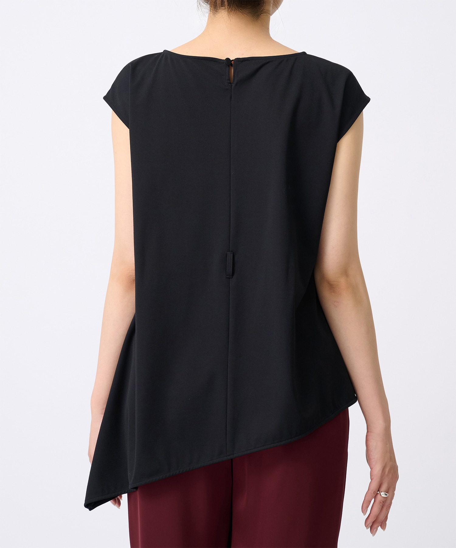 French Sleeve Asymmetry Tops THE TOKYO