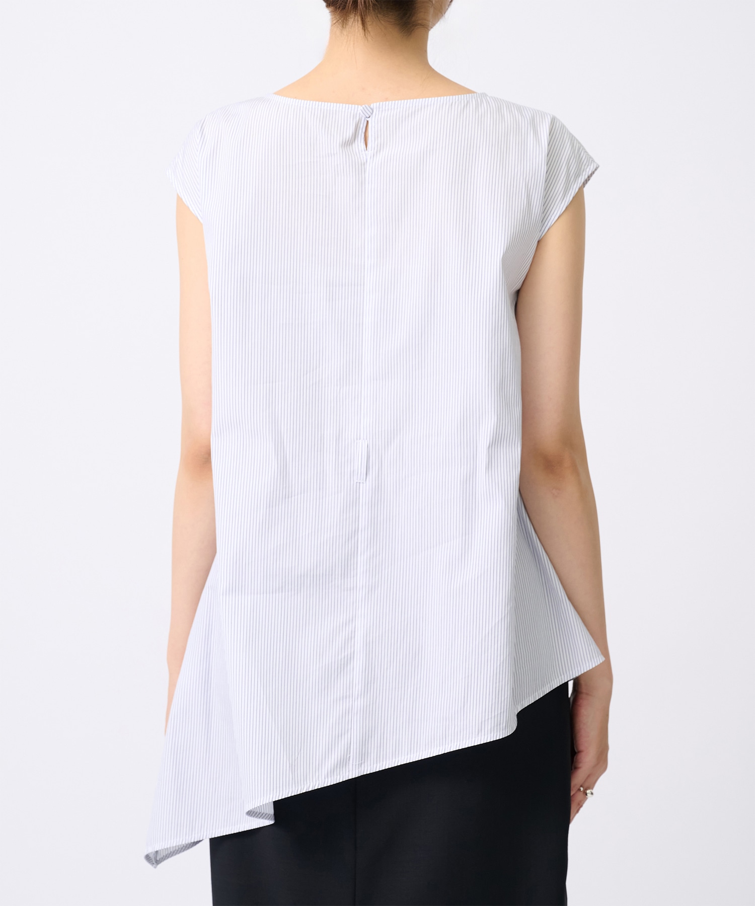 French Sleeve Asymmetry Tops THE TOKYO