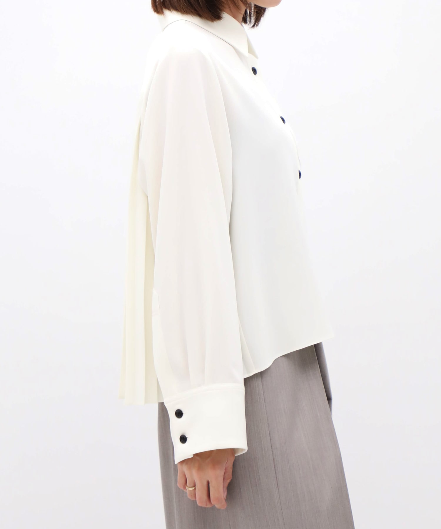 別注 Back Pleats L/S Shirt EZUMi