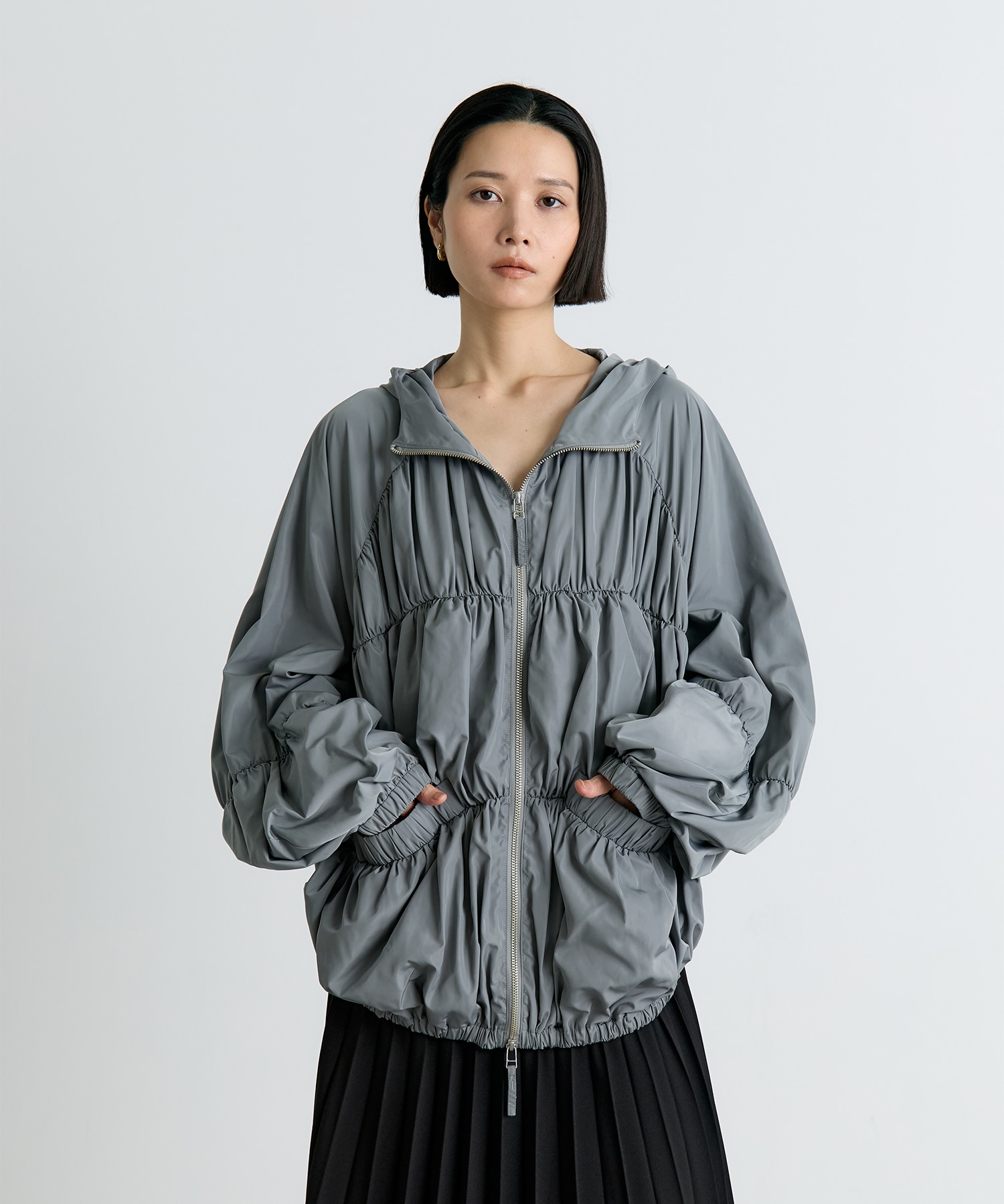 RAIN-CLOUD BLOUSON ENFOLD