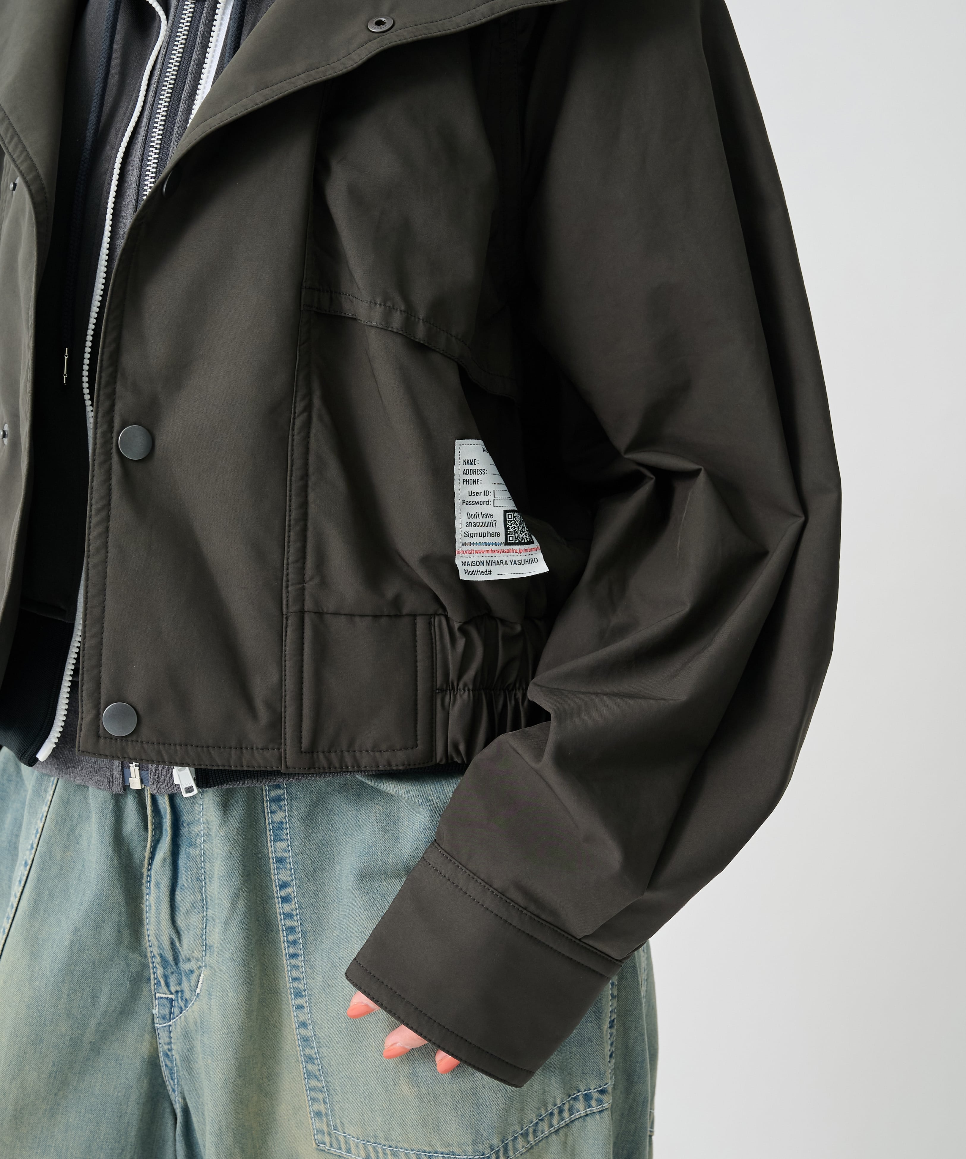 THREE LAYERED BONBER JACKET Maison MIHARA YASUHIRO