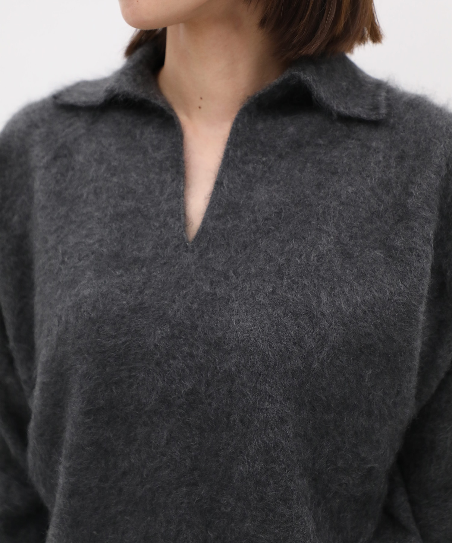 ROYAL CASHMERE FUR SKIPPER POLO ATON
