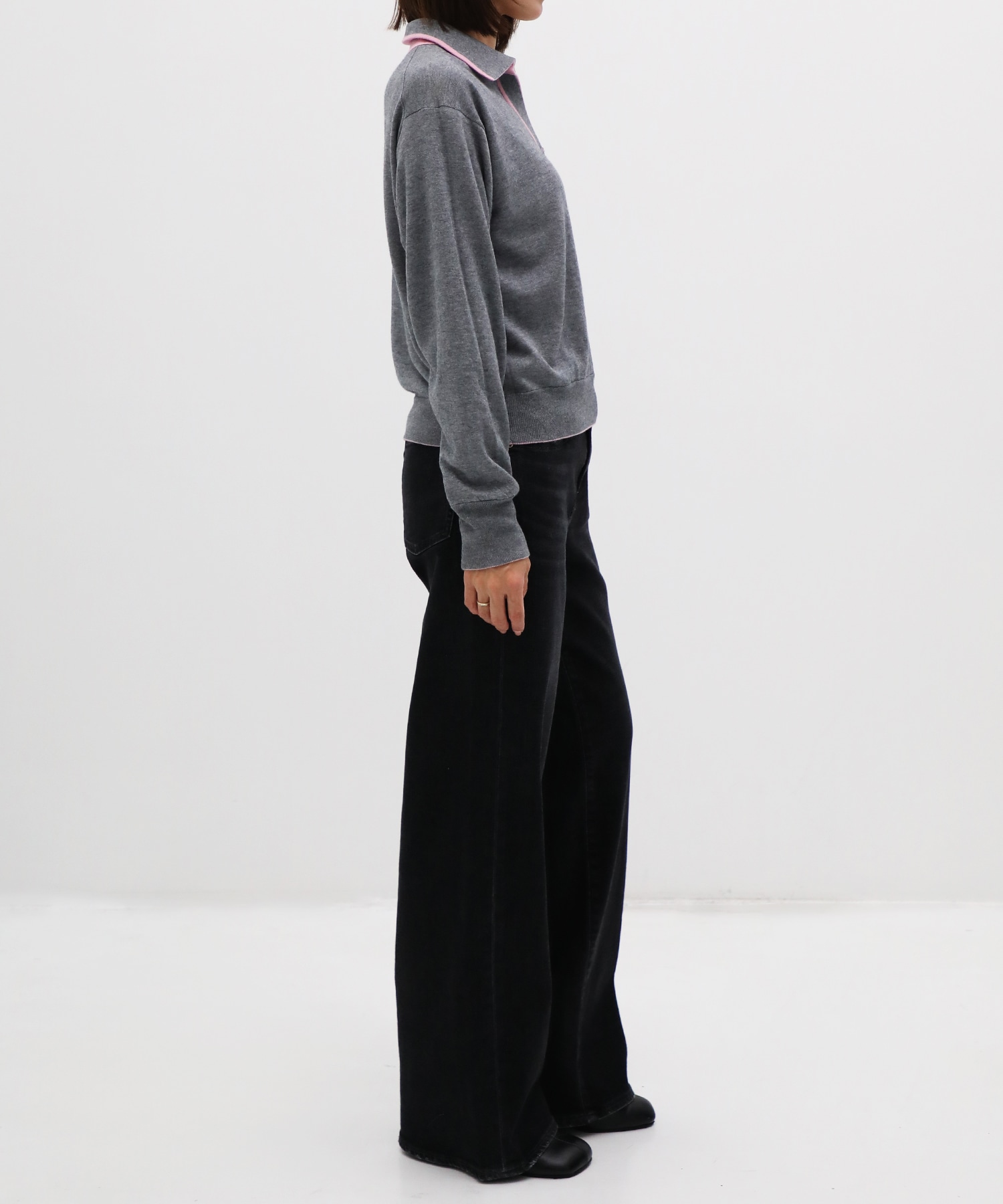 CASHMERE/SILK REVERSIBLE SKIPPER PULLOVER THE TOKYO