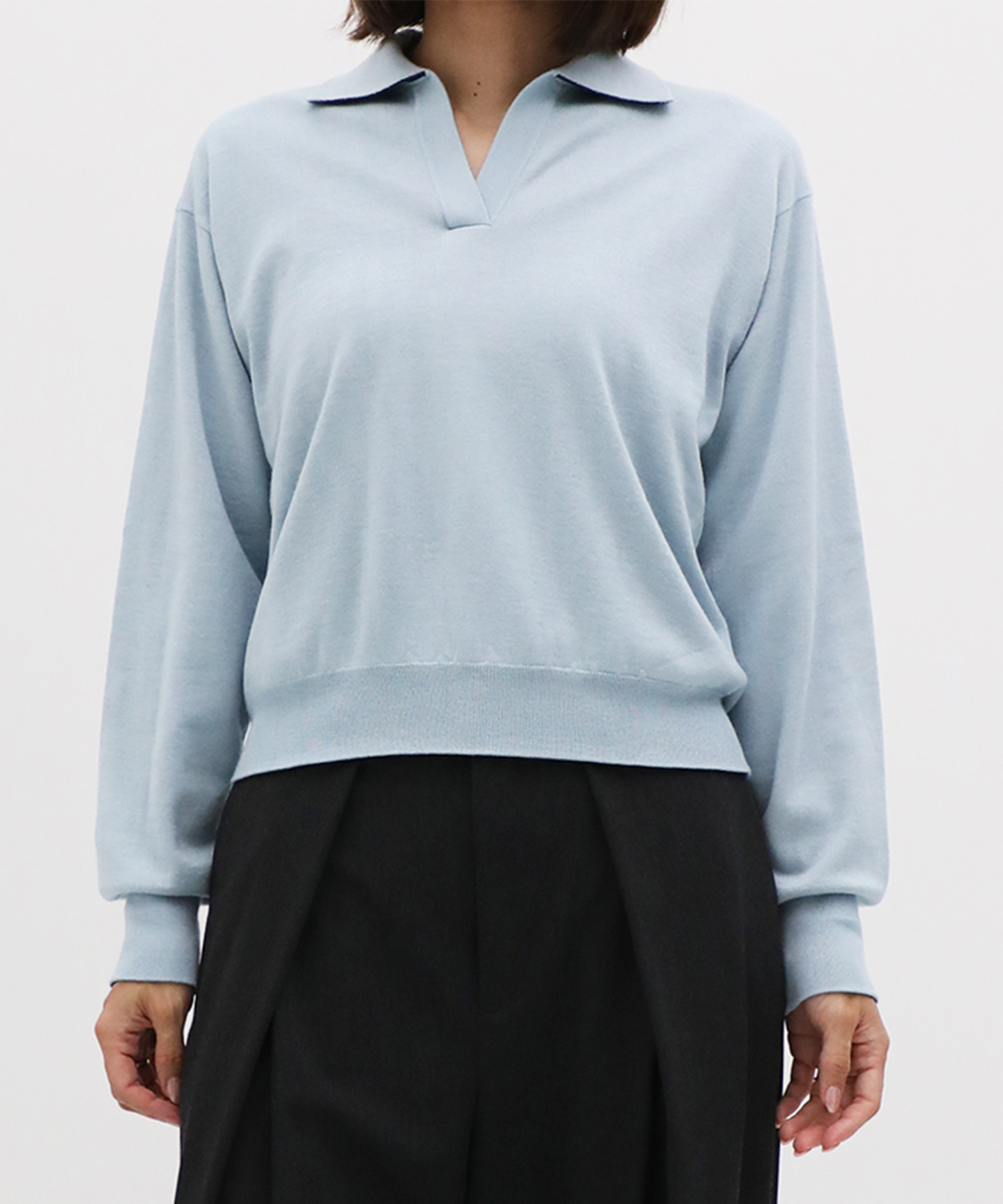 CASHMERE/SILK REVERSIBLE SKIPPER PULLOVER THE TOKYO
