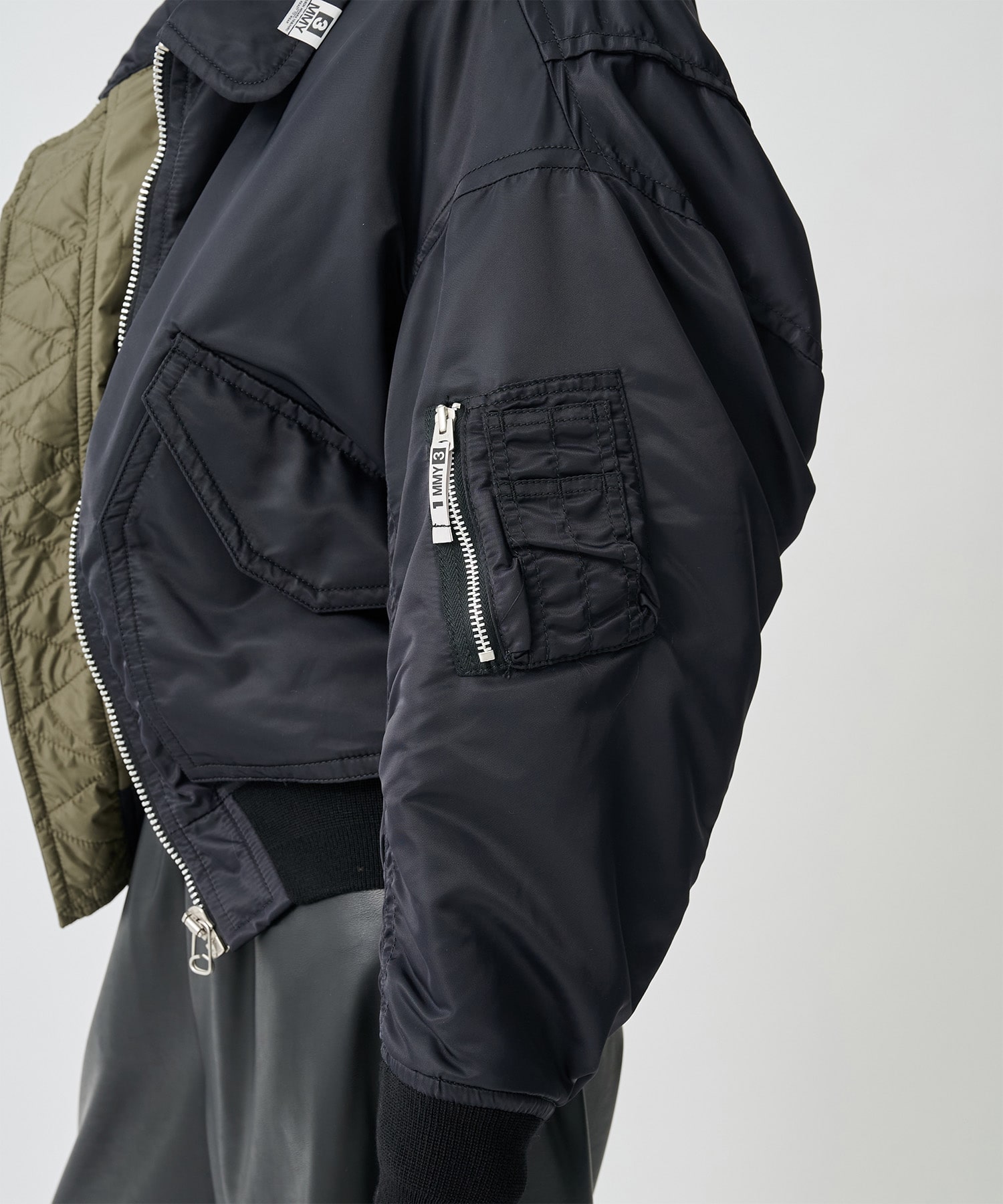 LAYERED BOMBER JACKET Maison MIHARA YASUHIRO
