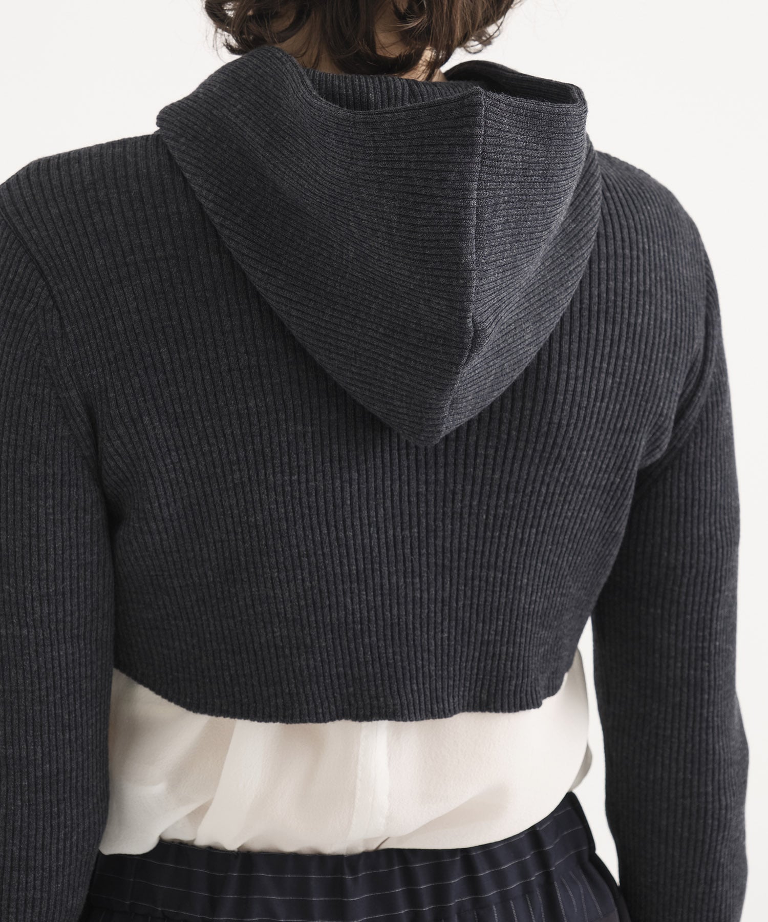 Washable Wool  Hoodie Knit Tops RITAN