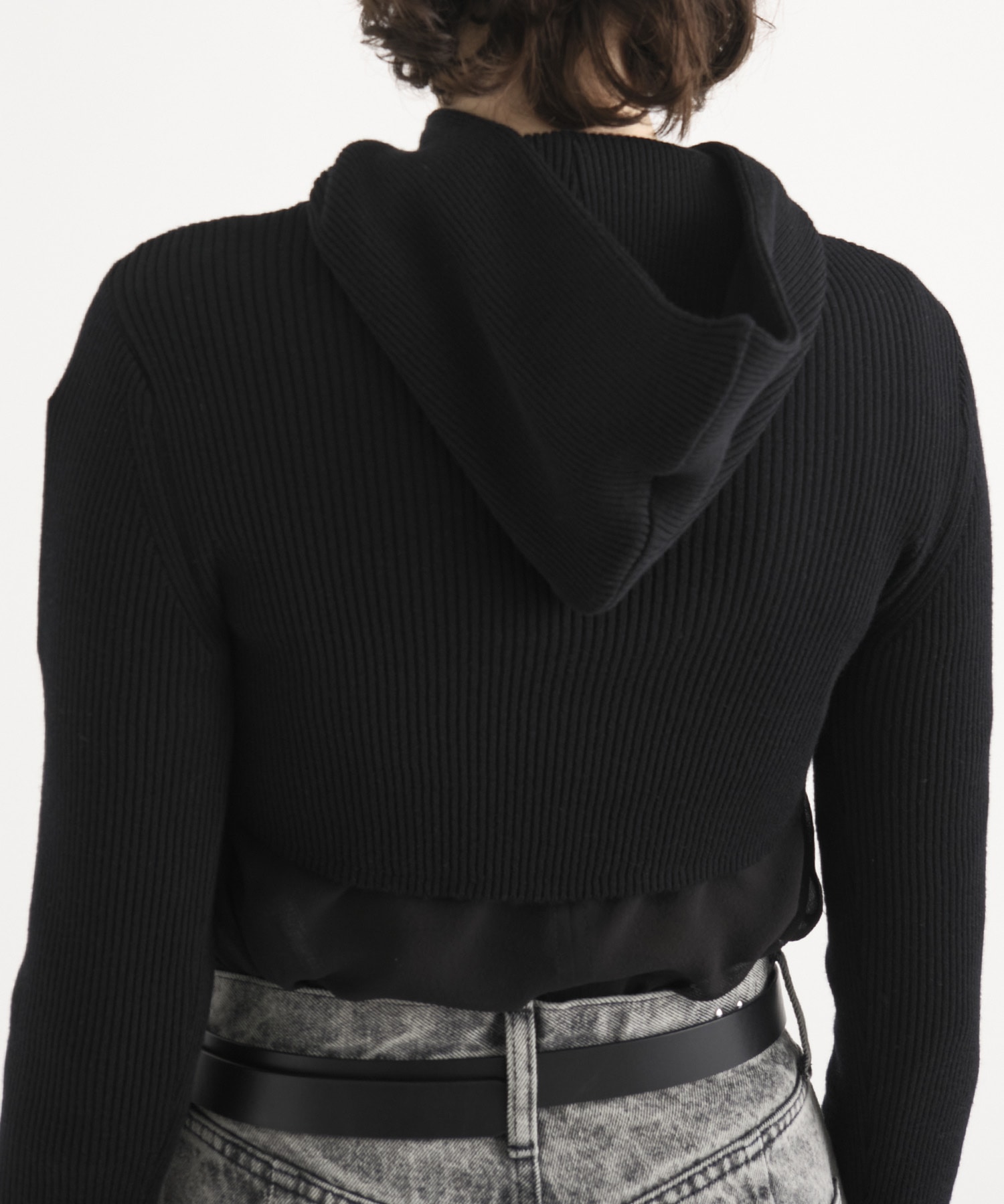 Washable Wool  Hoodie Knit Tops RITAN