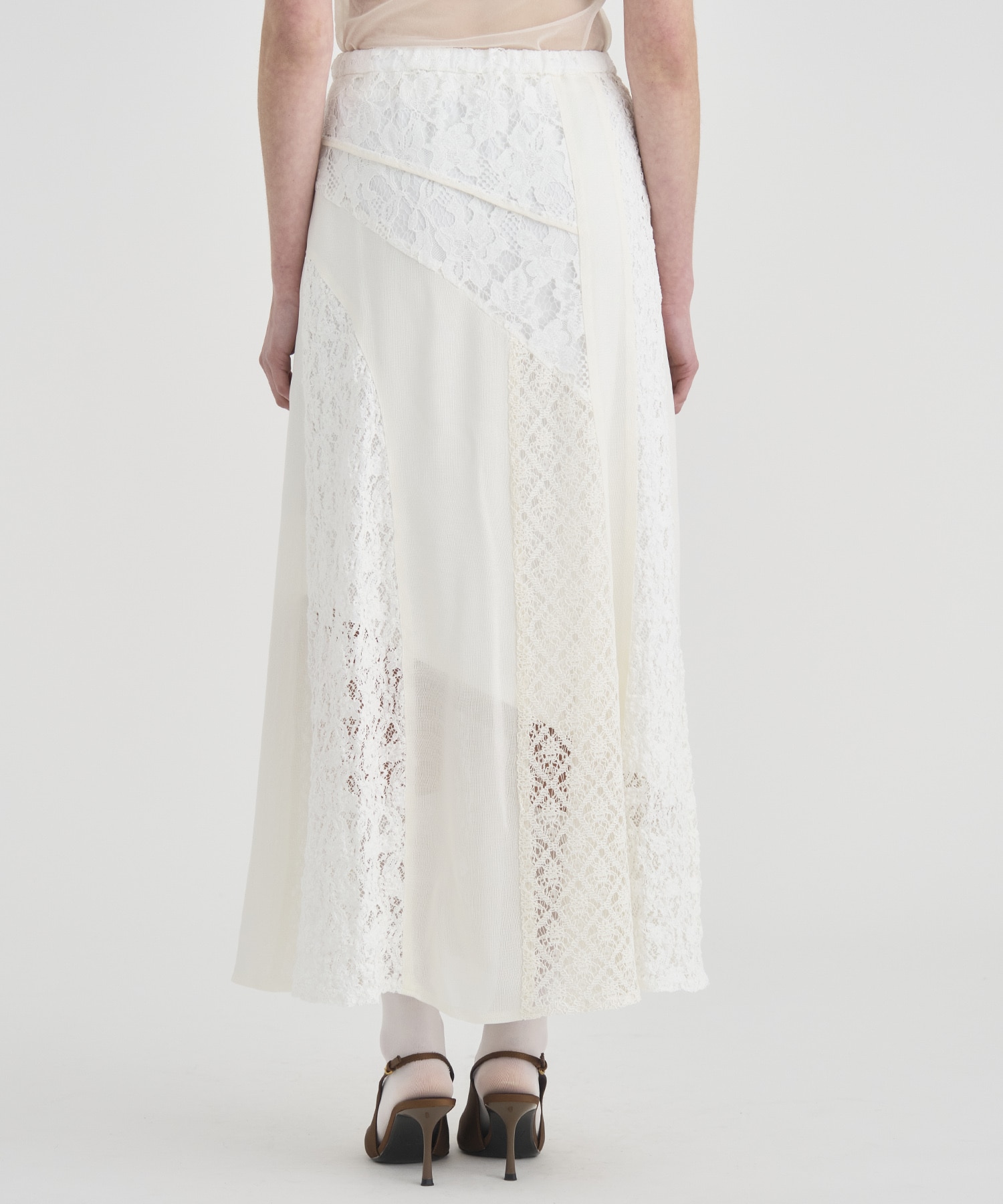 Slant Asym Lace Skirt RITAN