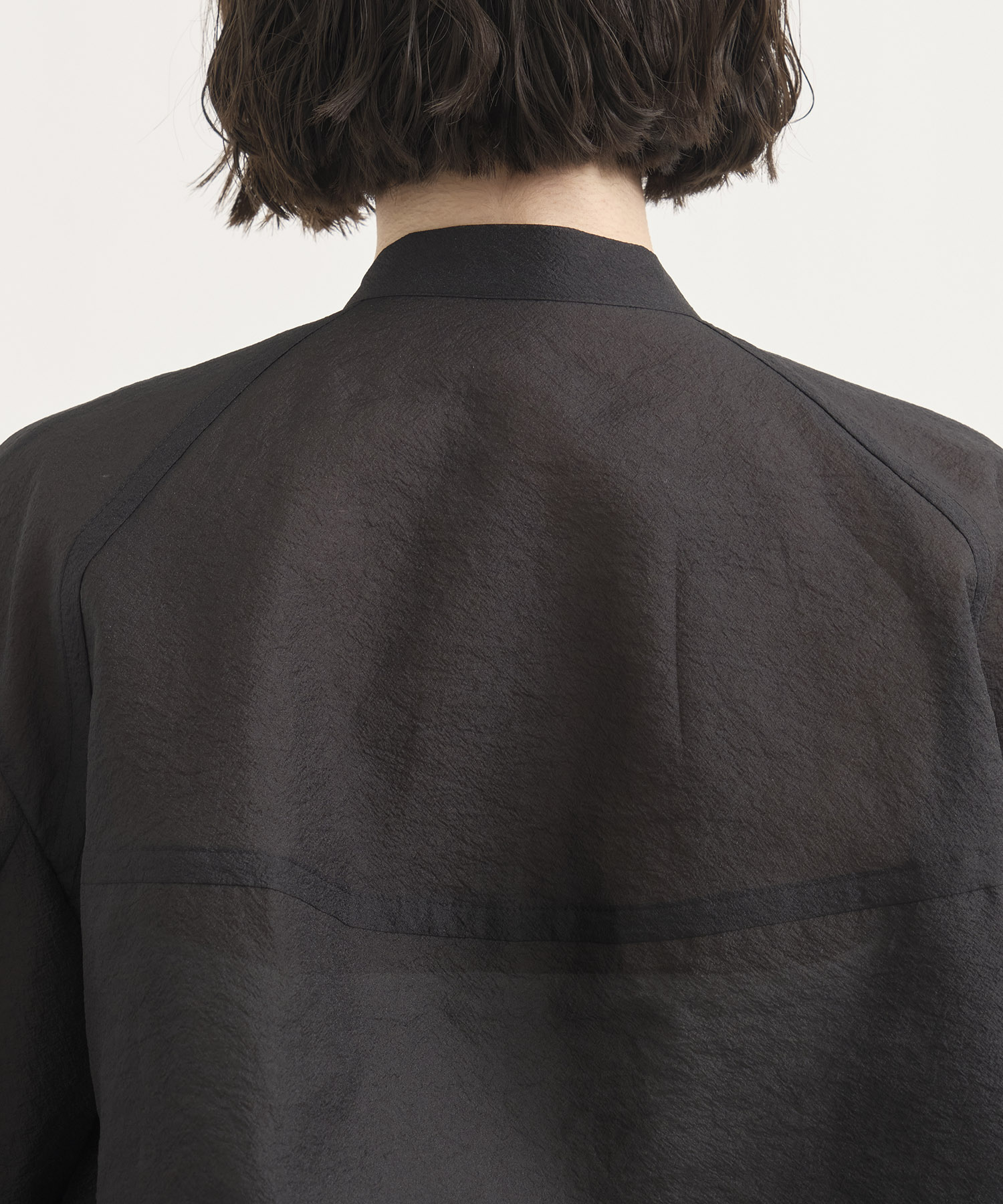 Rough Over Sheer Blouson RITAN