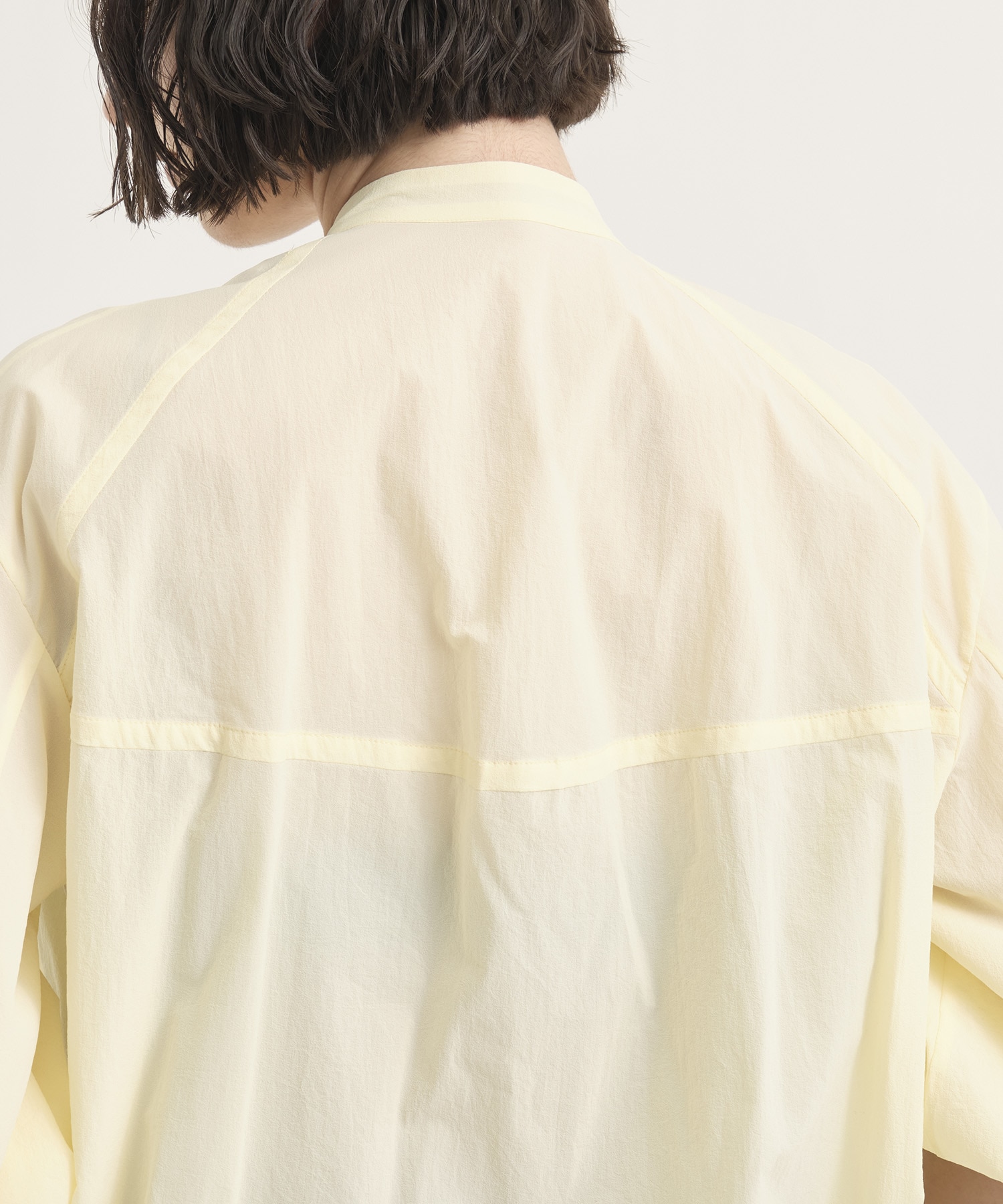 Rough Over Sheer Blouson RITAN