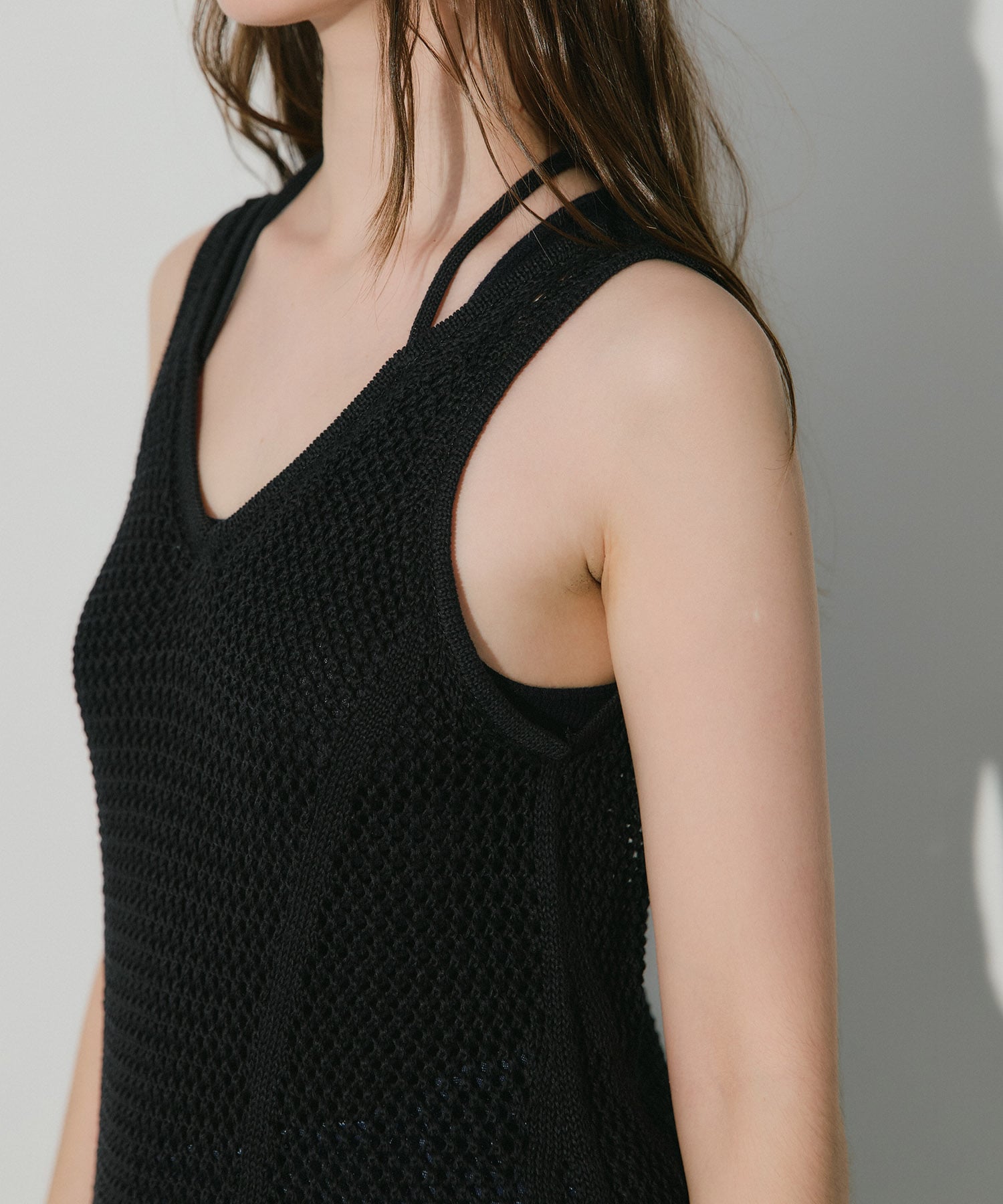Mesh Knit Onepiece RITAN