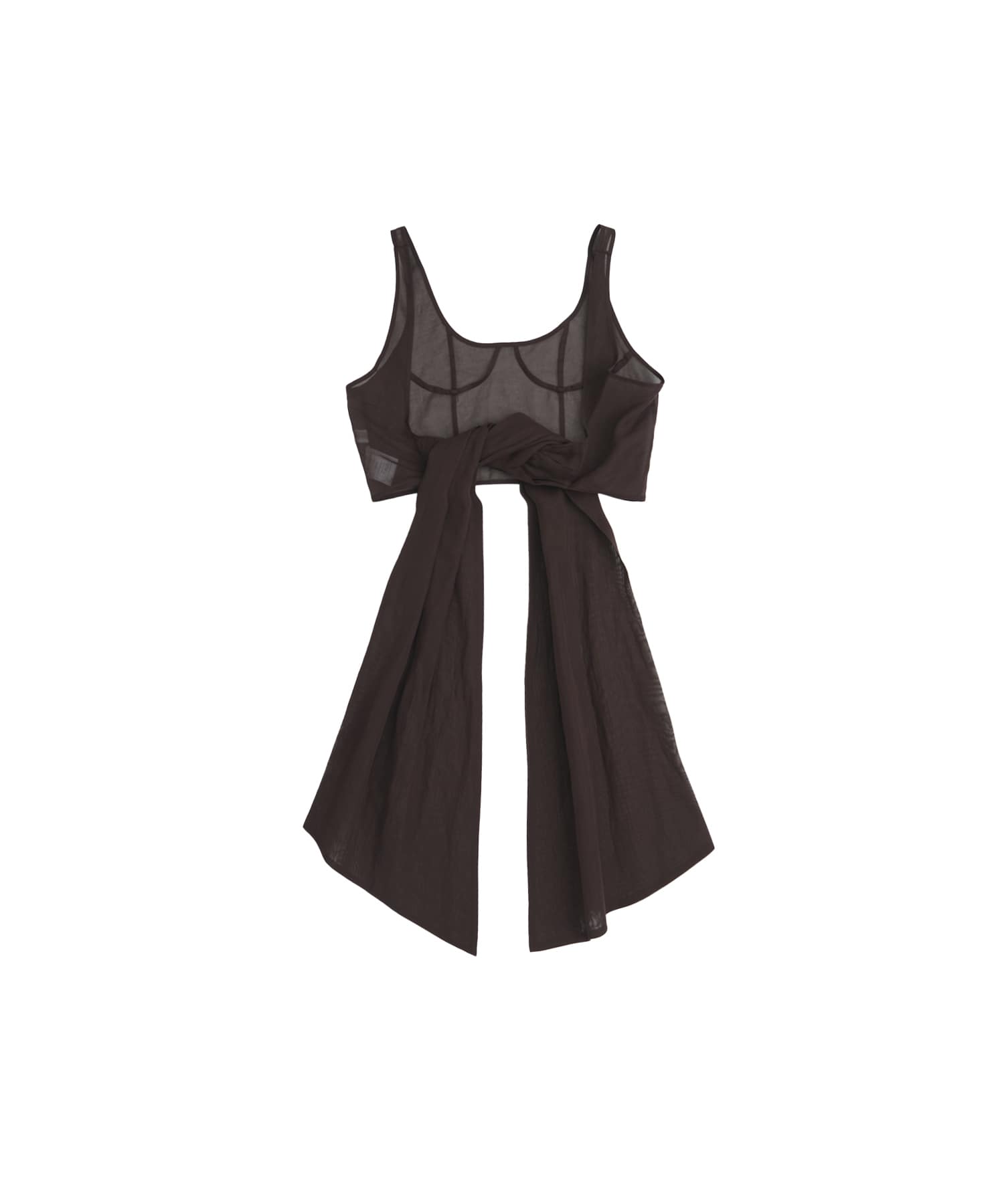 nakes Cotton Organdy Bustier RITAN