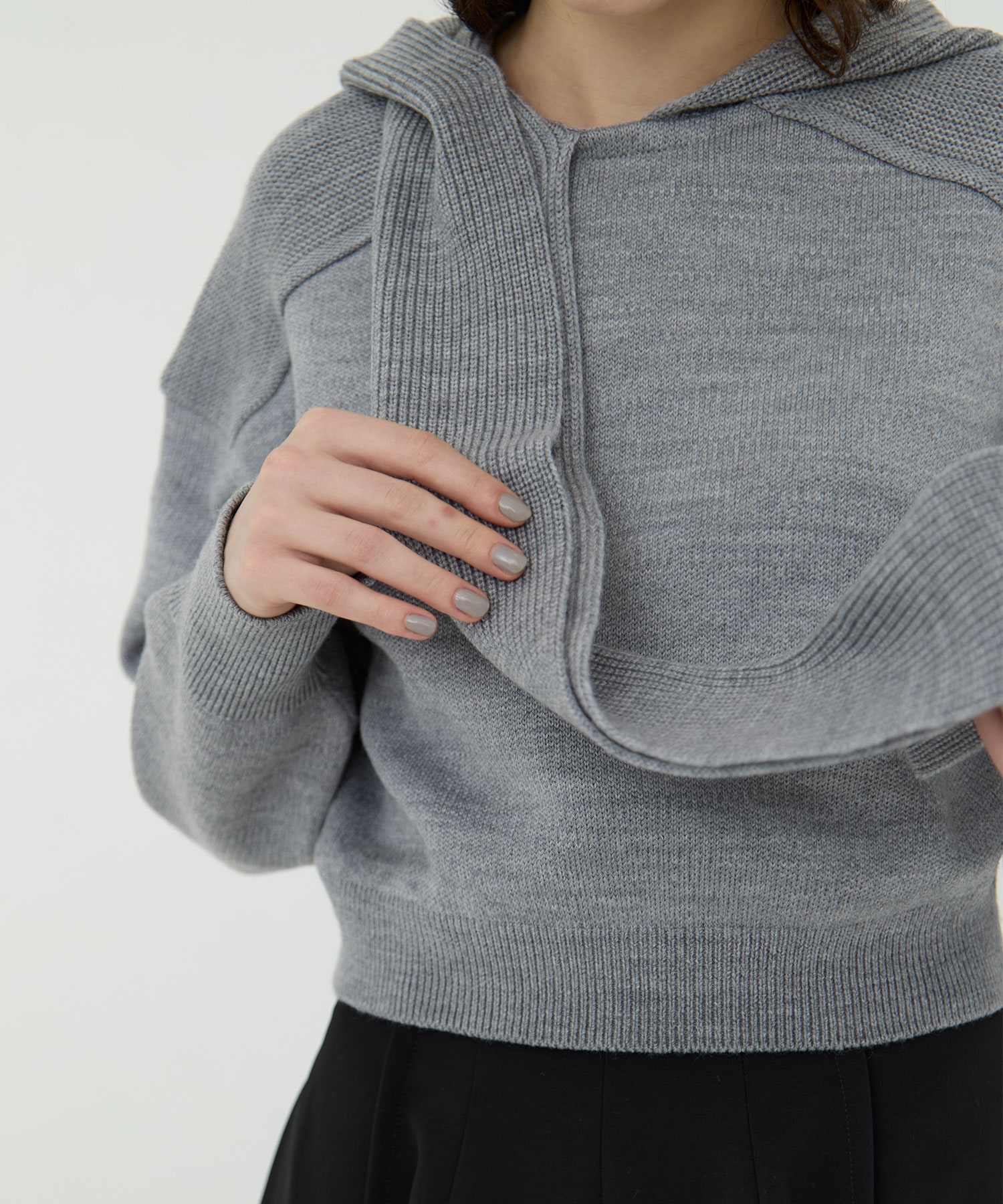 Hoodie Knit Tops RITAN