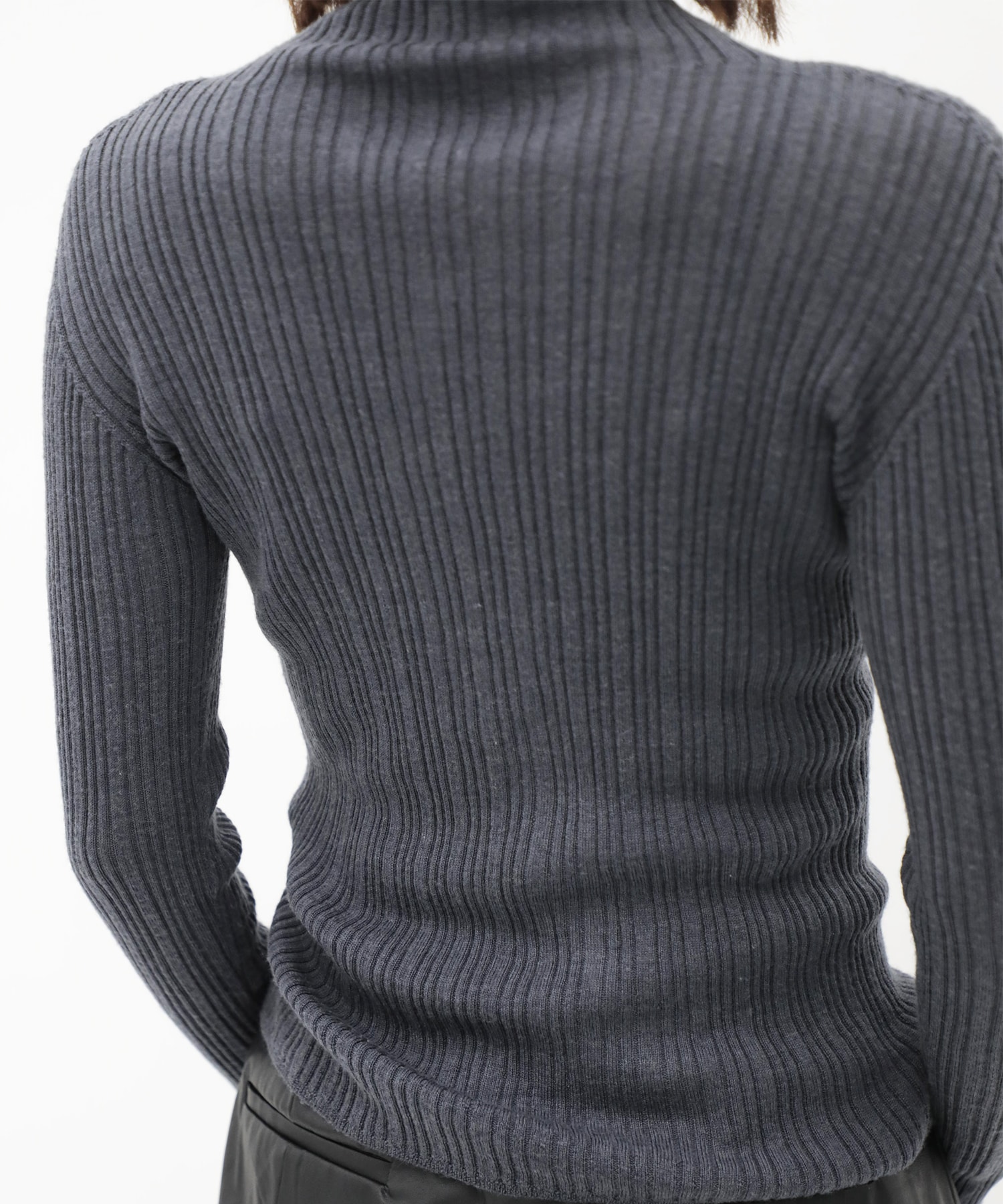 Cashmere Silk Arch Rib Knit RITAN