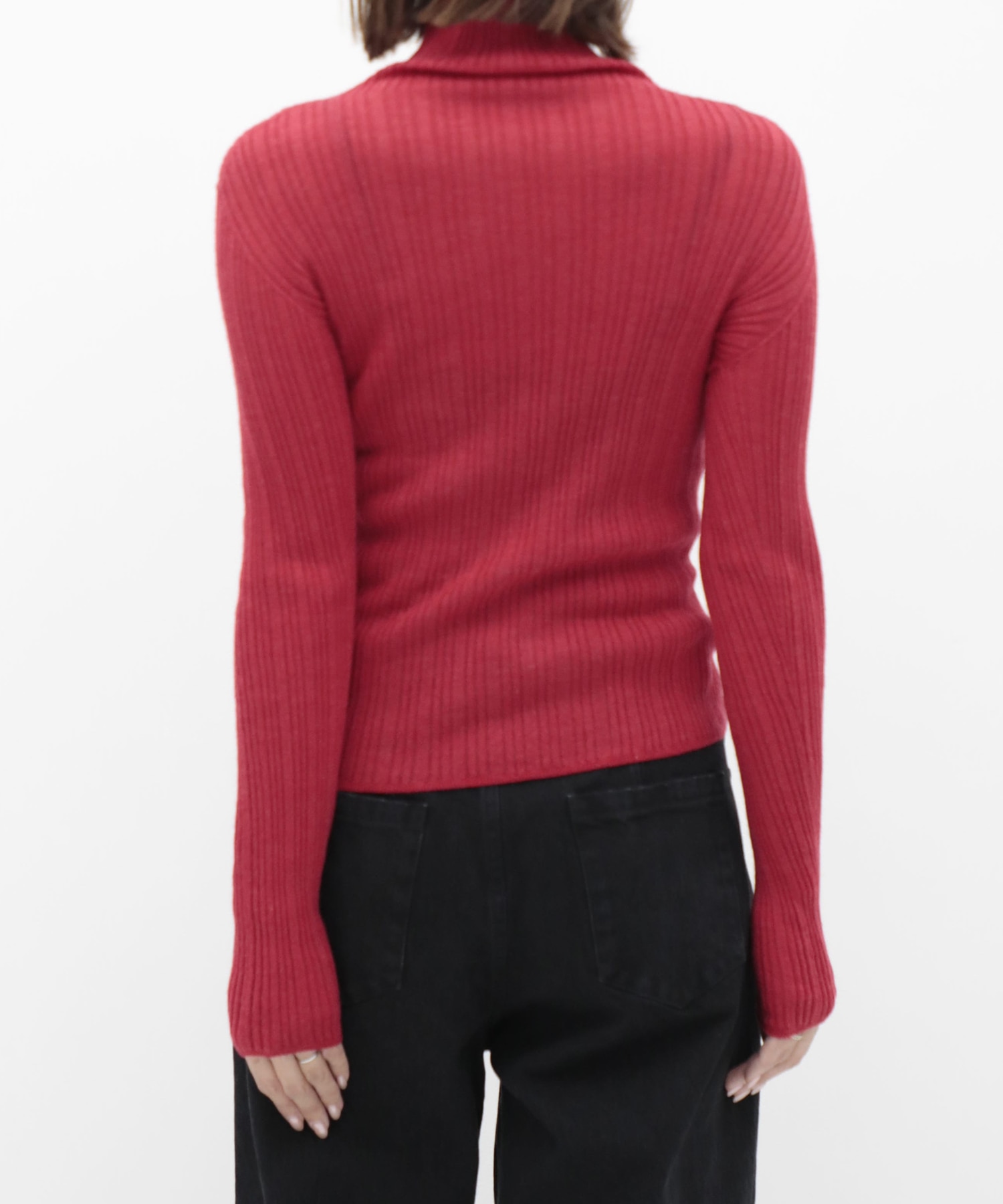 Cashmere Silk Arch Rib Knit RITAN