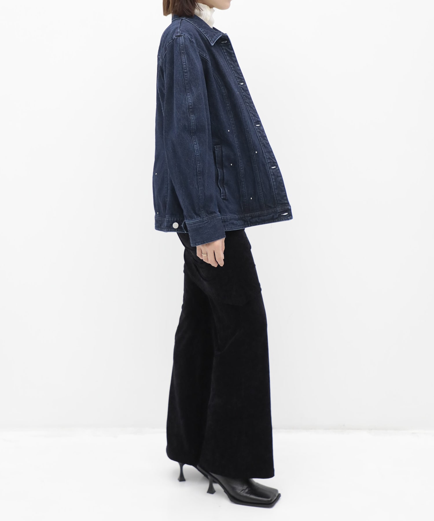 Motif Denim Jacket RITAN