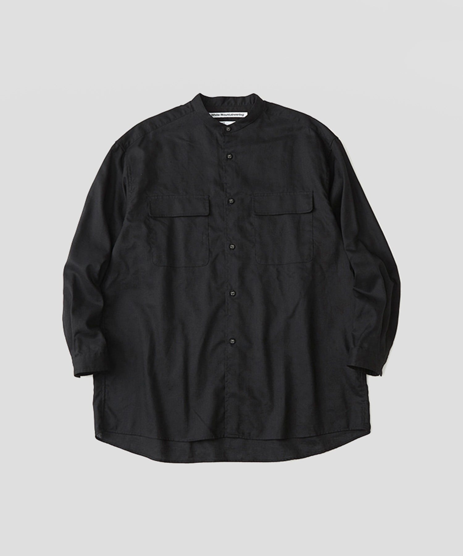 BAND COLLAR L/S SHIRT White Mountaineering