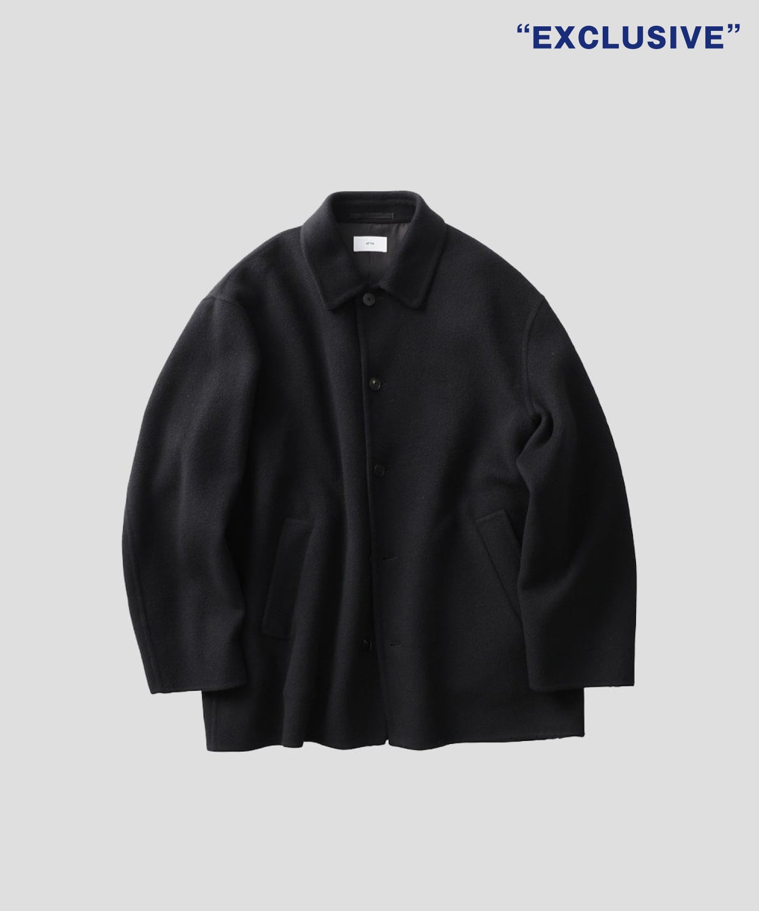 別注 CASHMERE RIVER COVER ALL(2 BLACK): ATON: MENS｜THE TOKYO 