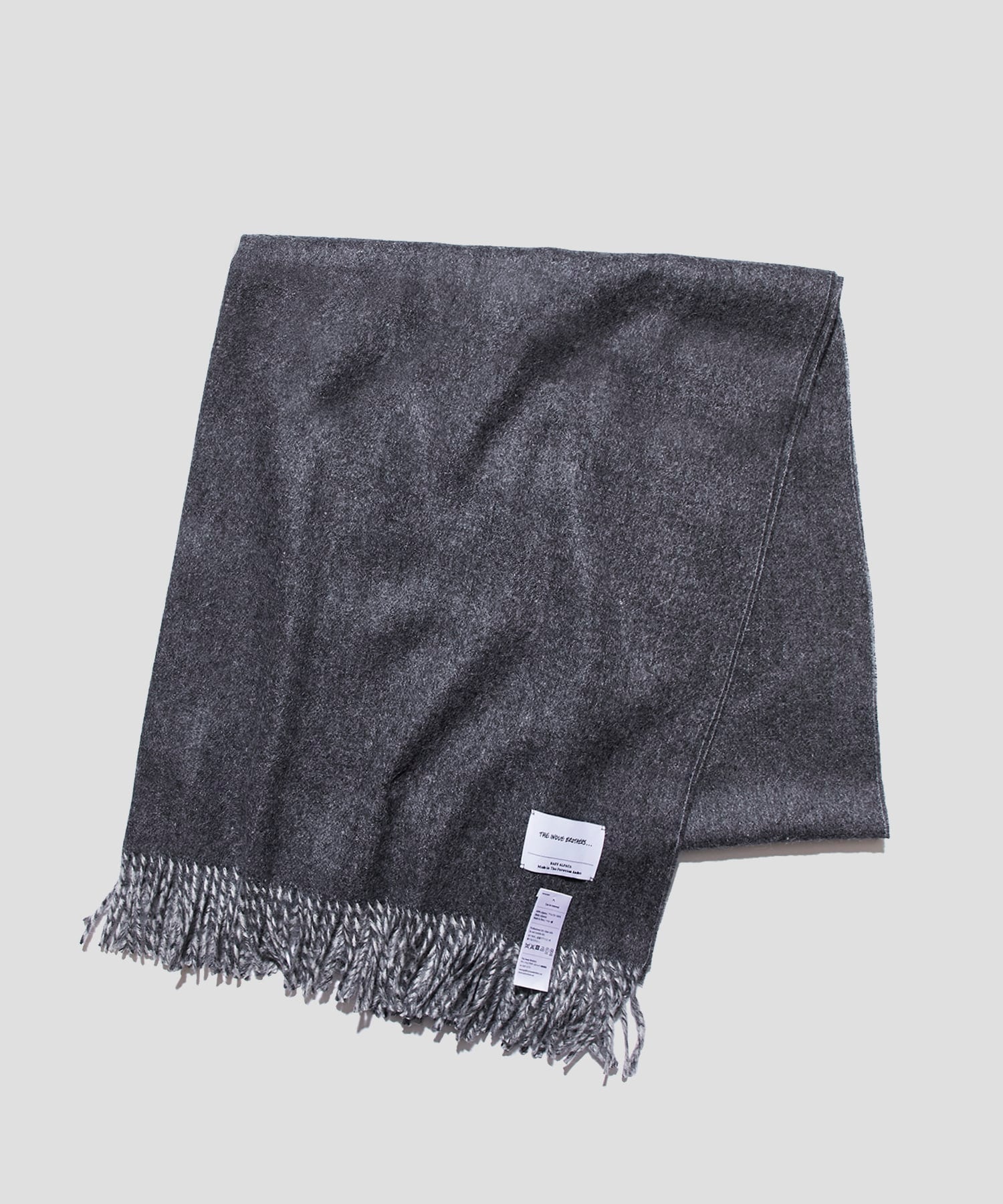Two-Colour Large Brushed Stole THE INOUE BROTHERS...