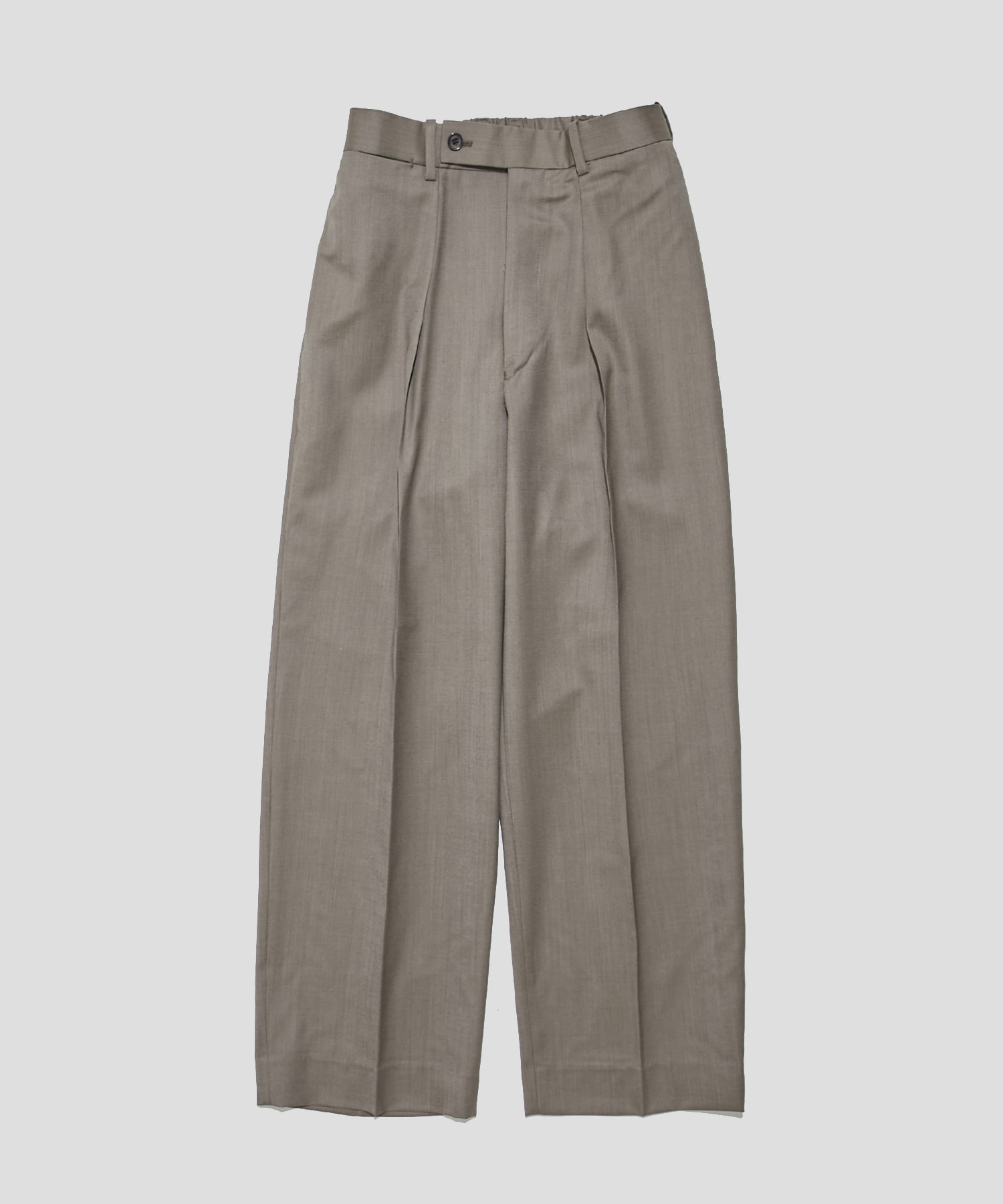 CLASSIC FIT TROUSERS(1 GREY BEIGE): MARKAWARE: MEN｜THE TOKYO