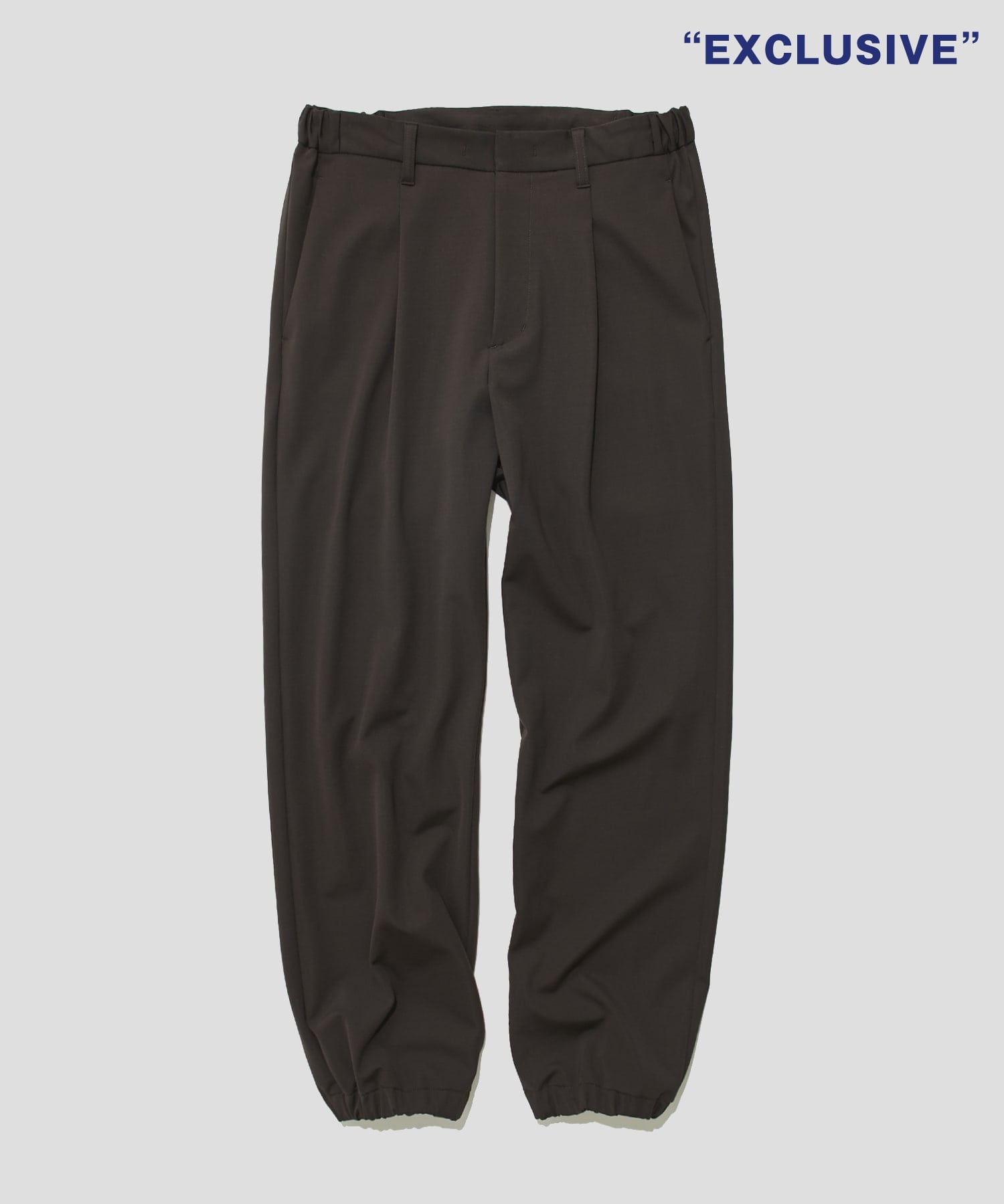 Washable High Function Jersey Easy Pants(44 DARK BROWN): THE TOKYO