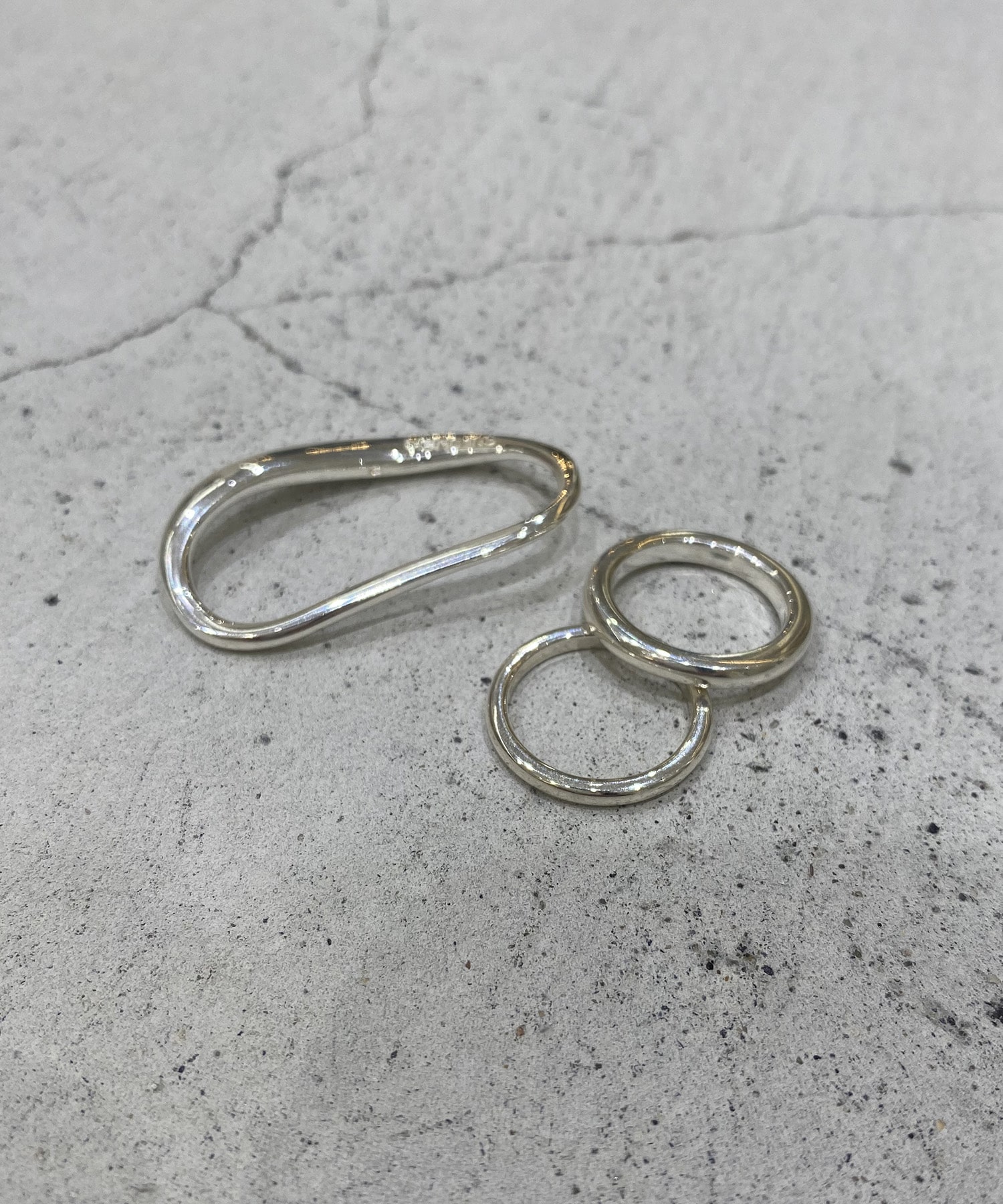 evolution Sterling Silver 3 set Ring