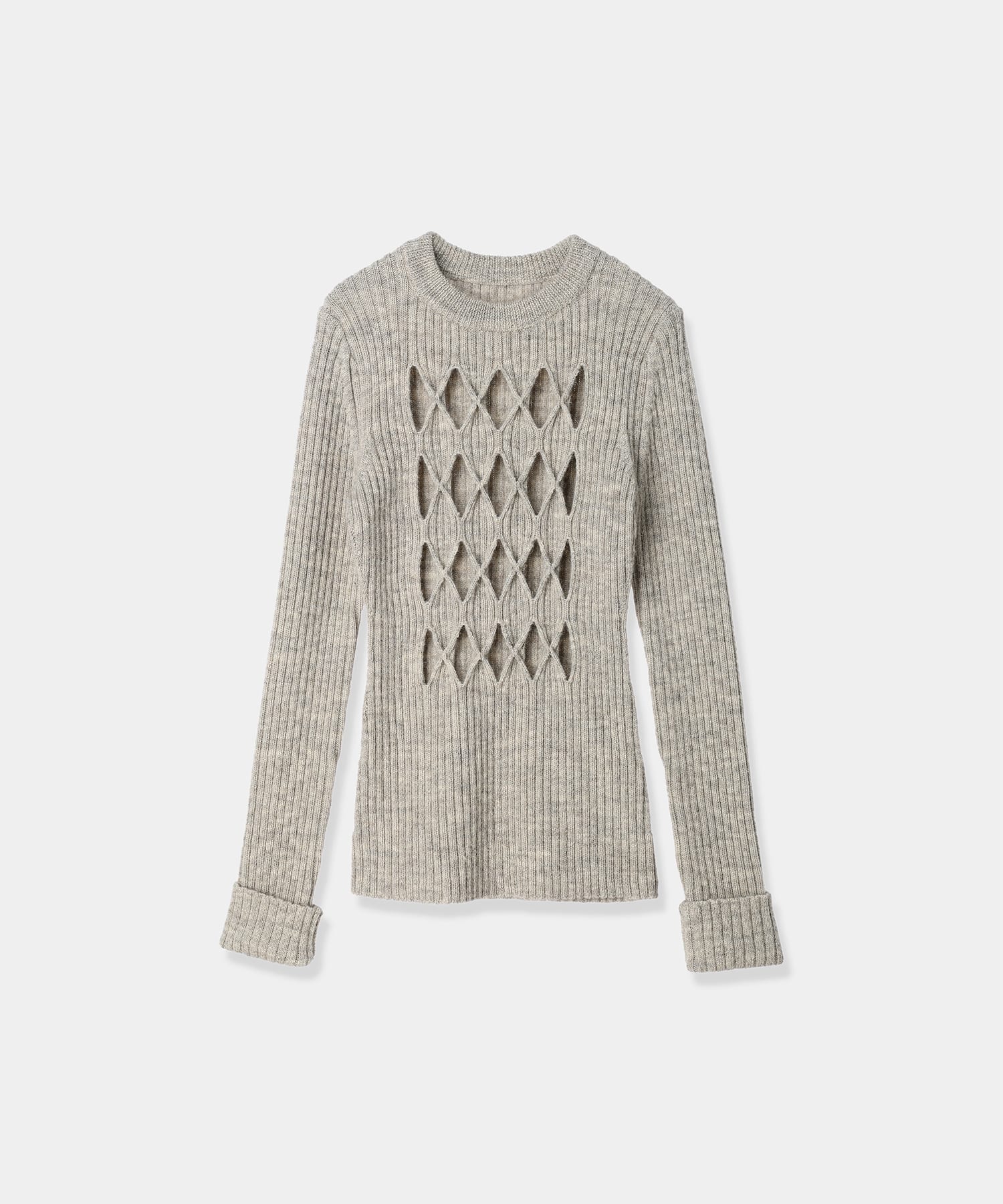 british wool design knit(FREE LIGHT BEIGE): Louren: WOMENS｜THE 