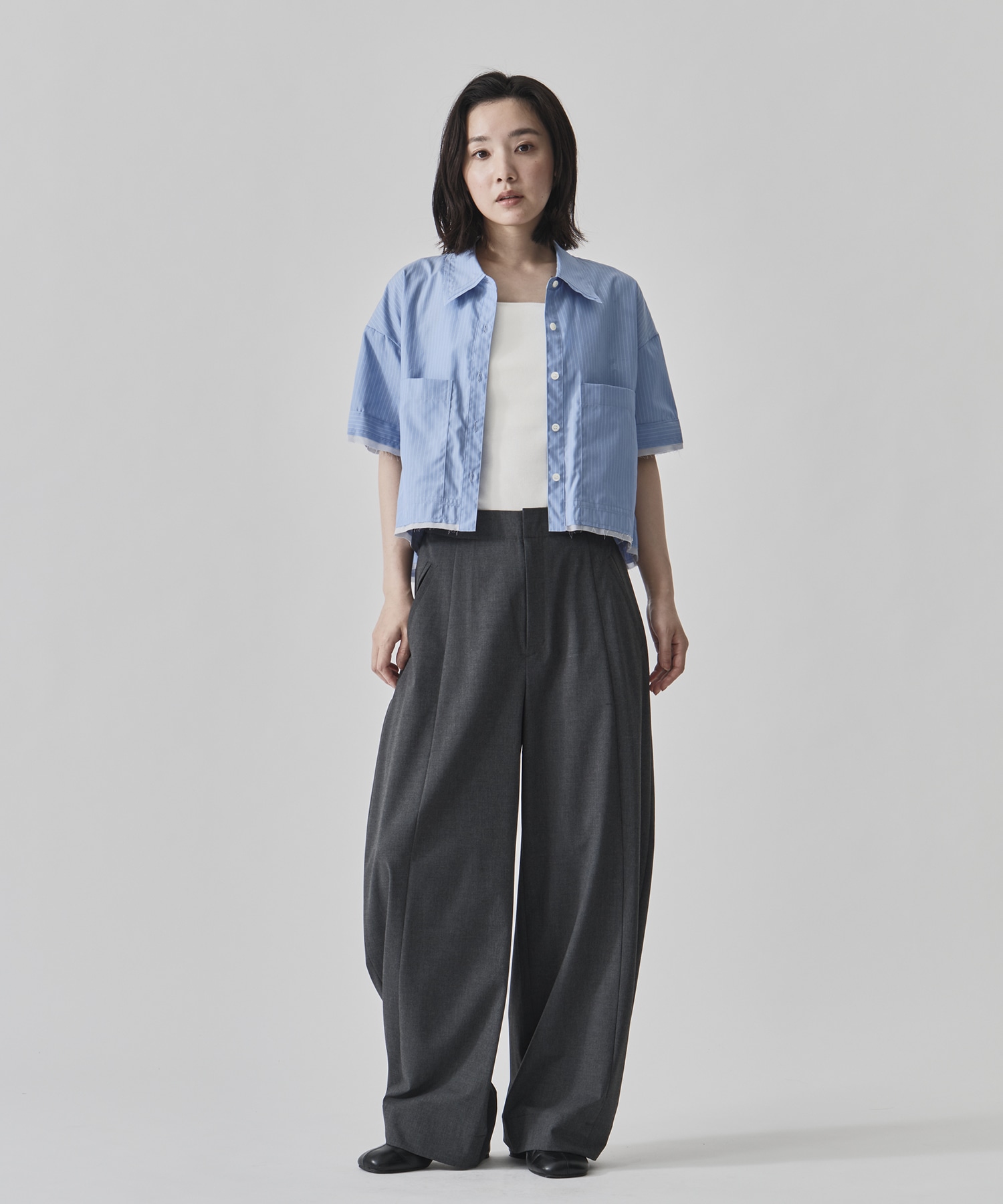 Double Pocket Short Shirt