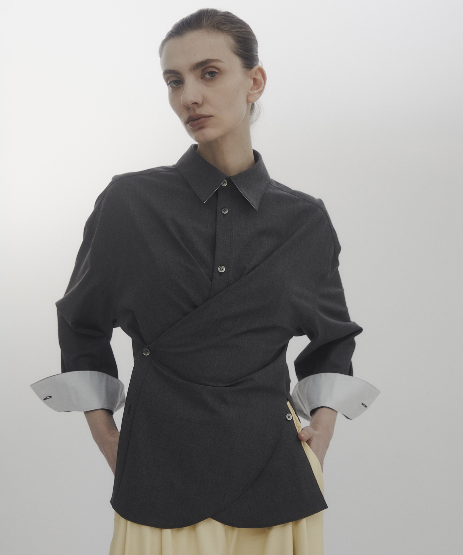 Cashe-coeur 2way Shape Shirt