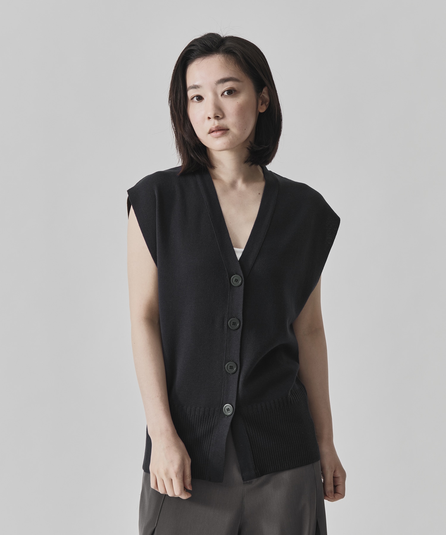 Silk Knit Vest