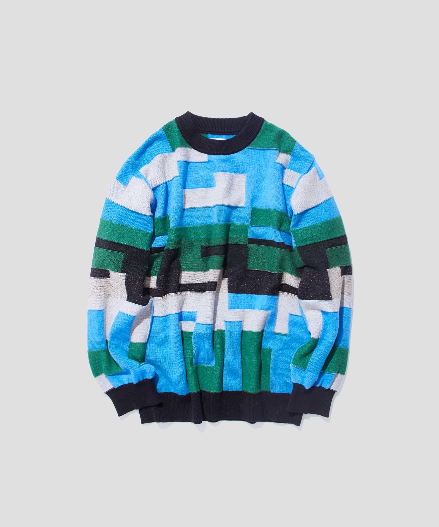 COLOR BLOCK CASHMERE P/O