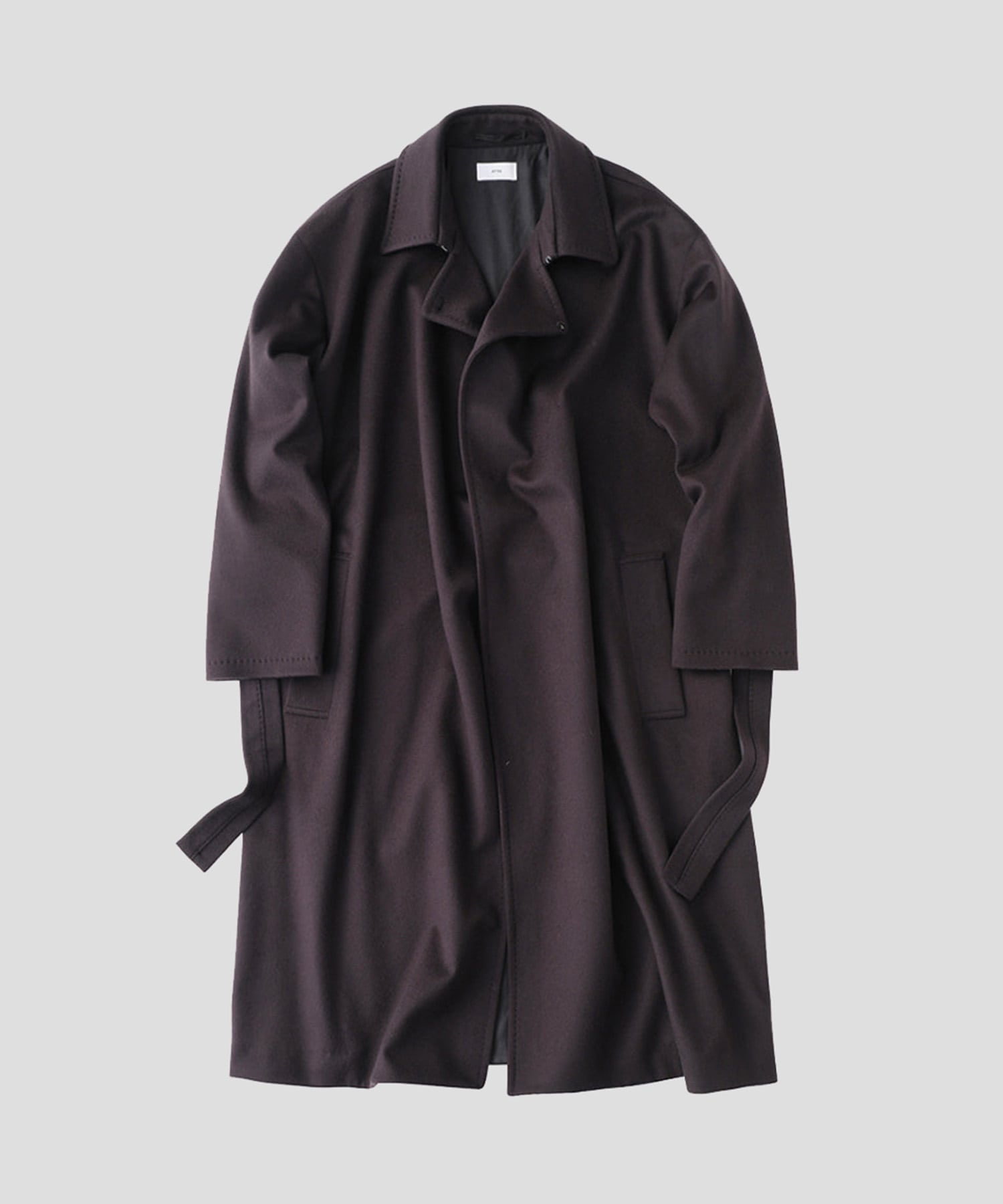 SUPER 160S LIGHT MOSSA LODEN COAT