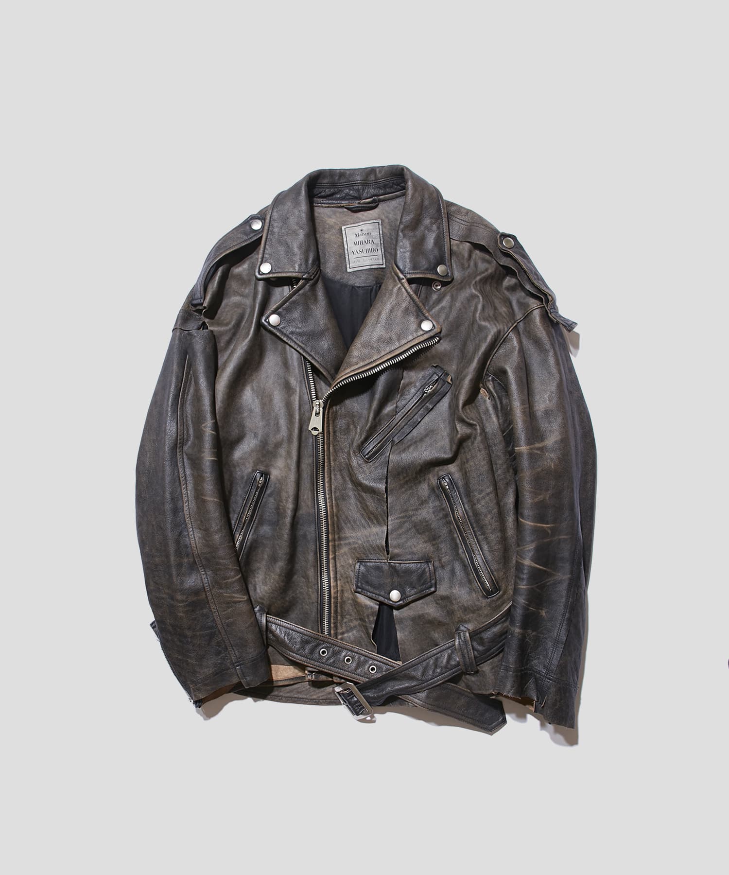 A09BL012 LEATHER JACKET