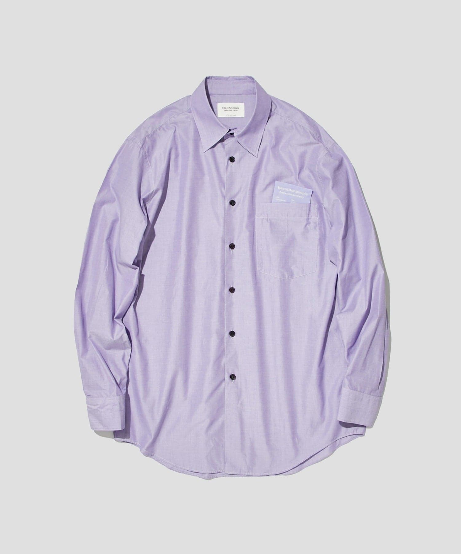 cotton silk L/S shirt