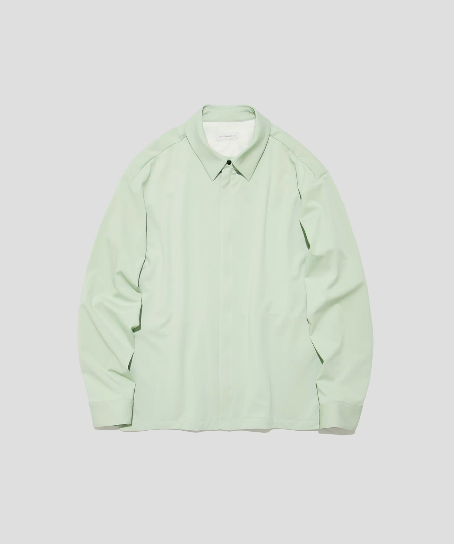 Matte Stretch Jersey Zip L/S Shirt