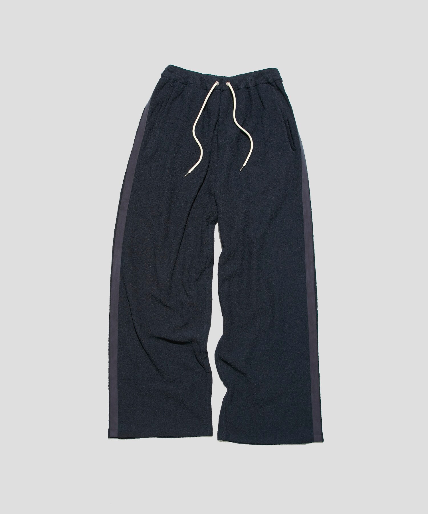 Paper boucle stretch Straight pants