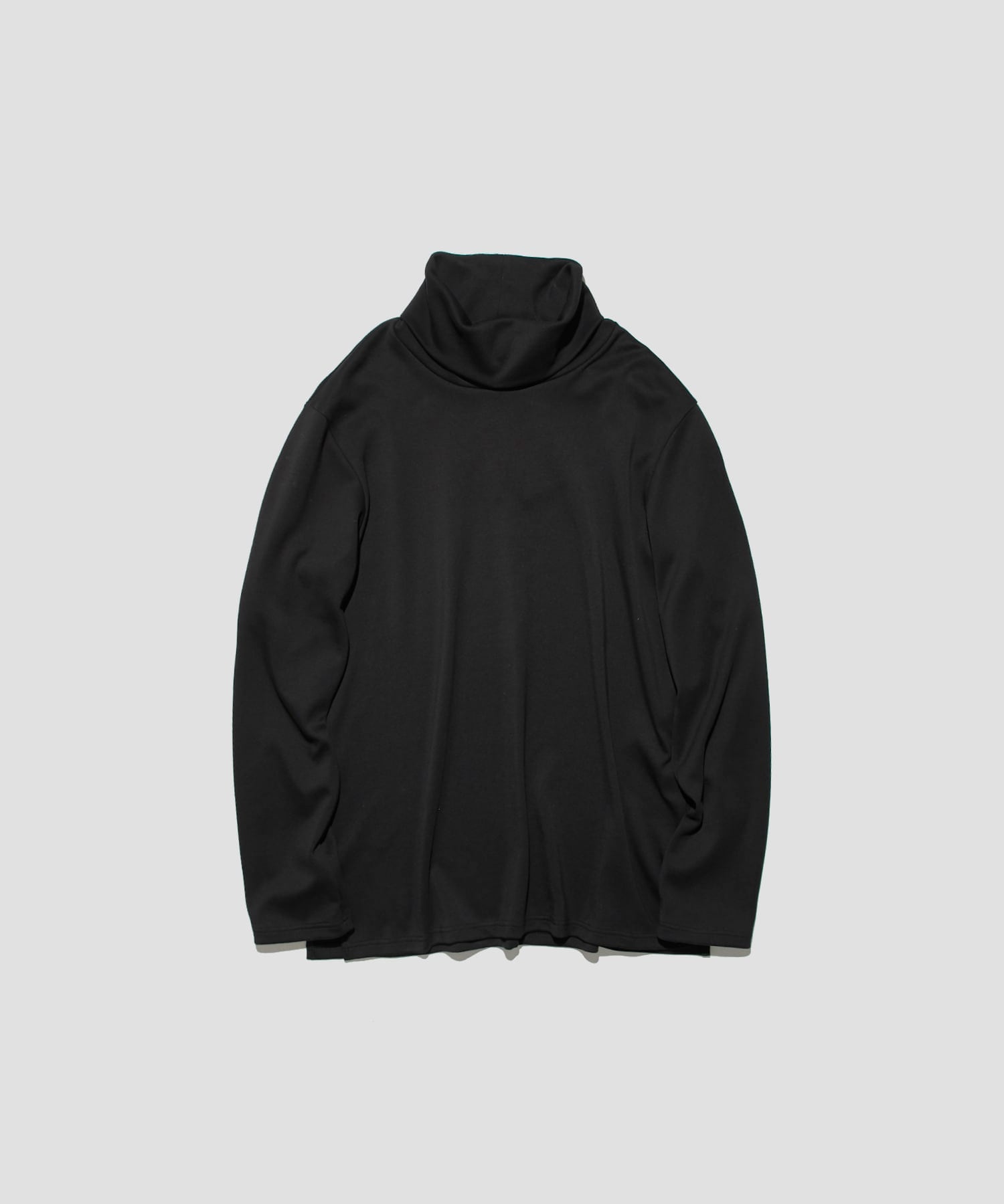 DOUBLE FACE WIDE HIGHNECK L/S TEE