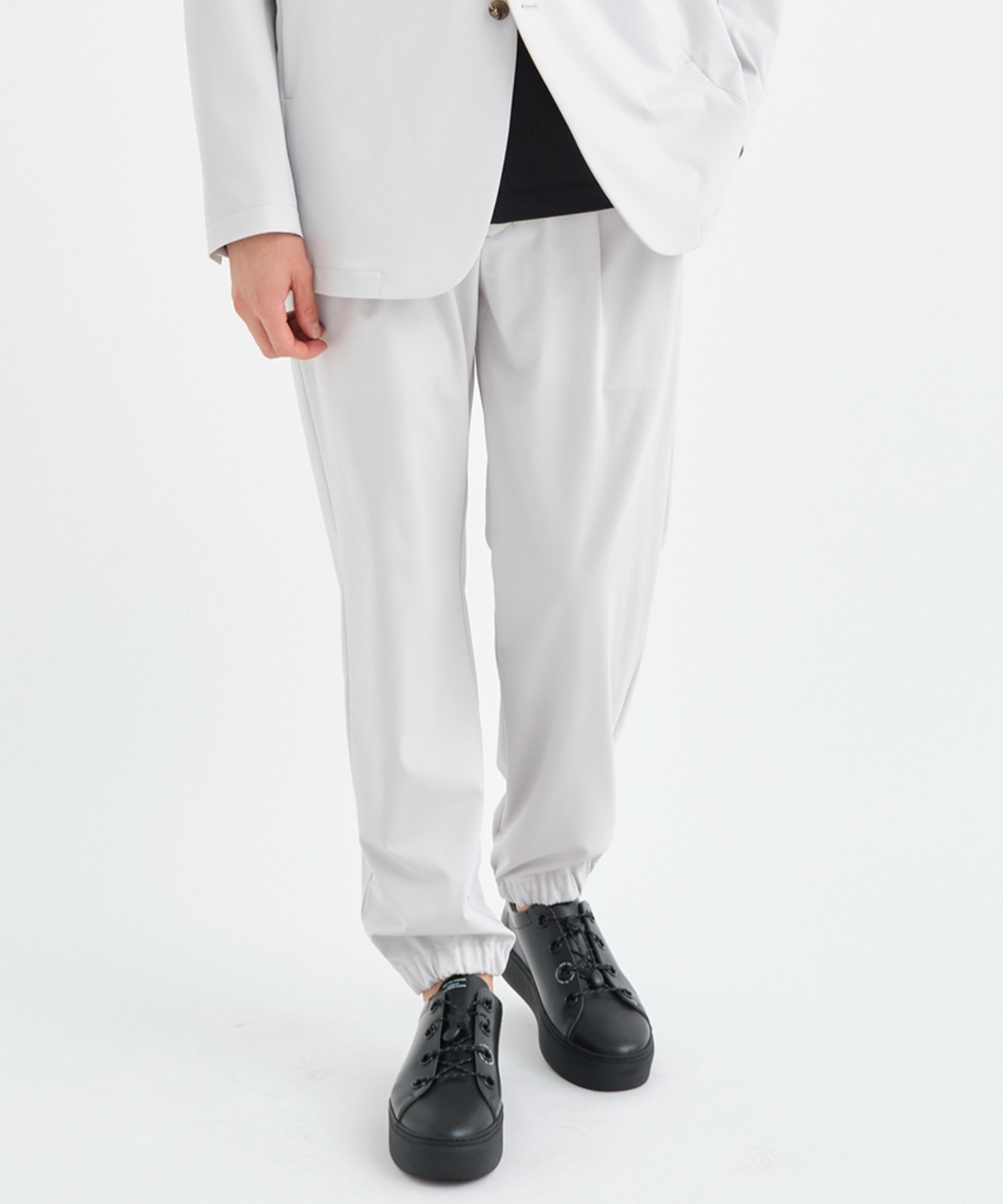 Washable High Function Jersey Easy Pants