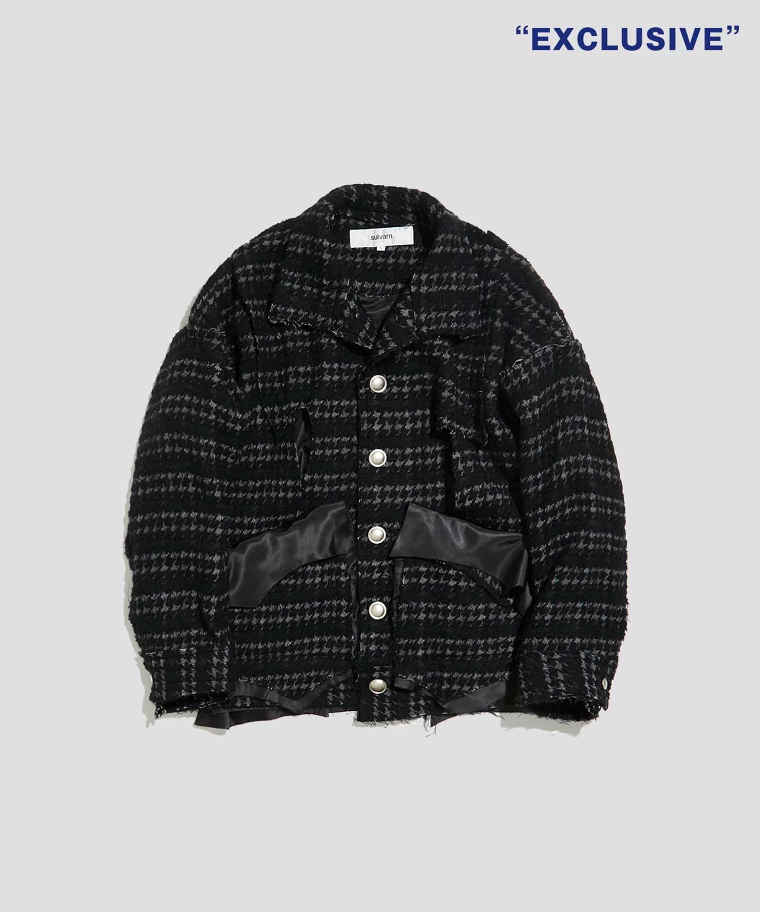 EX. HOUNDSTOOTH OVER BLOUSON