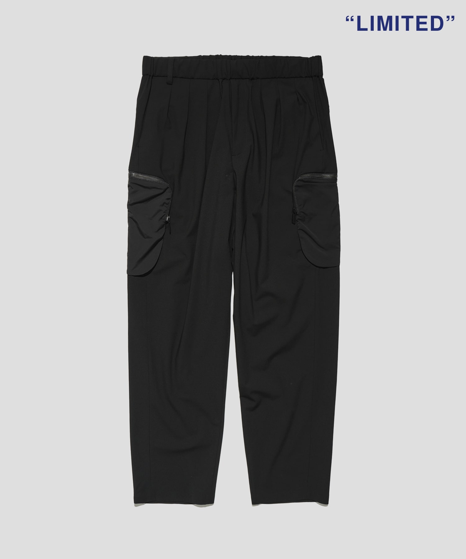 EX. STRETCHED HYBRID WIDE TAPERED PANTS