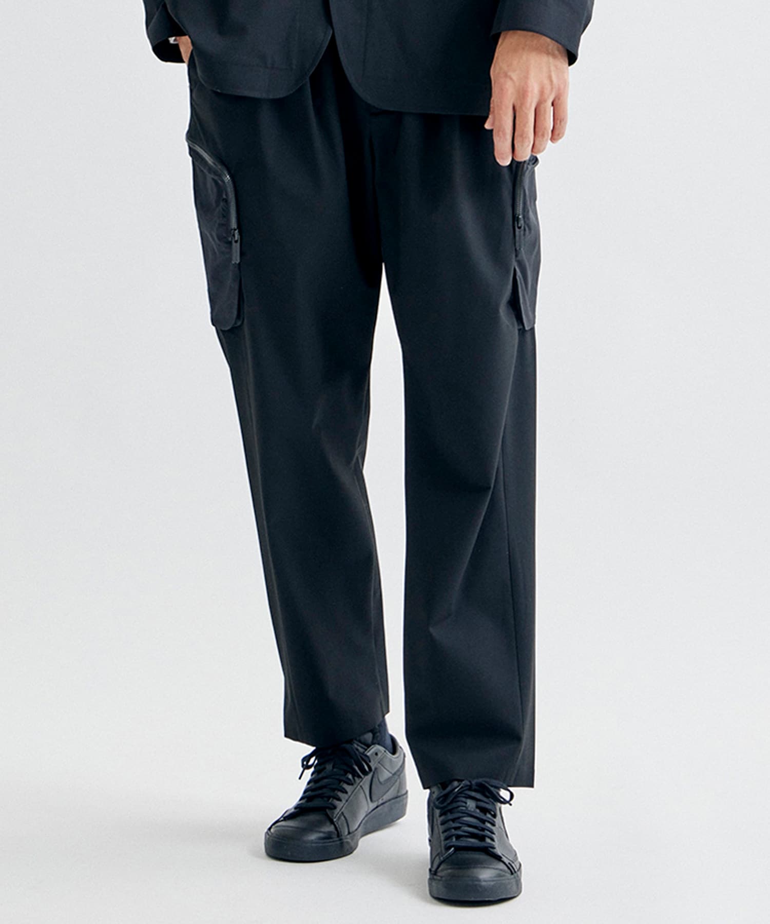 Stretch Double Face Tapered Pants