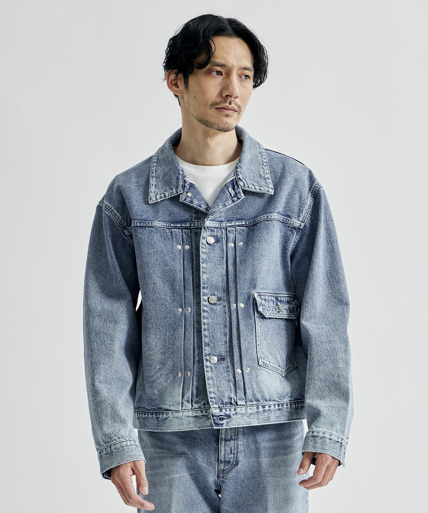 NEW CLASSIC JEAN JACKET BLEACH BLUE