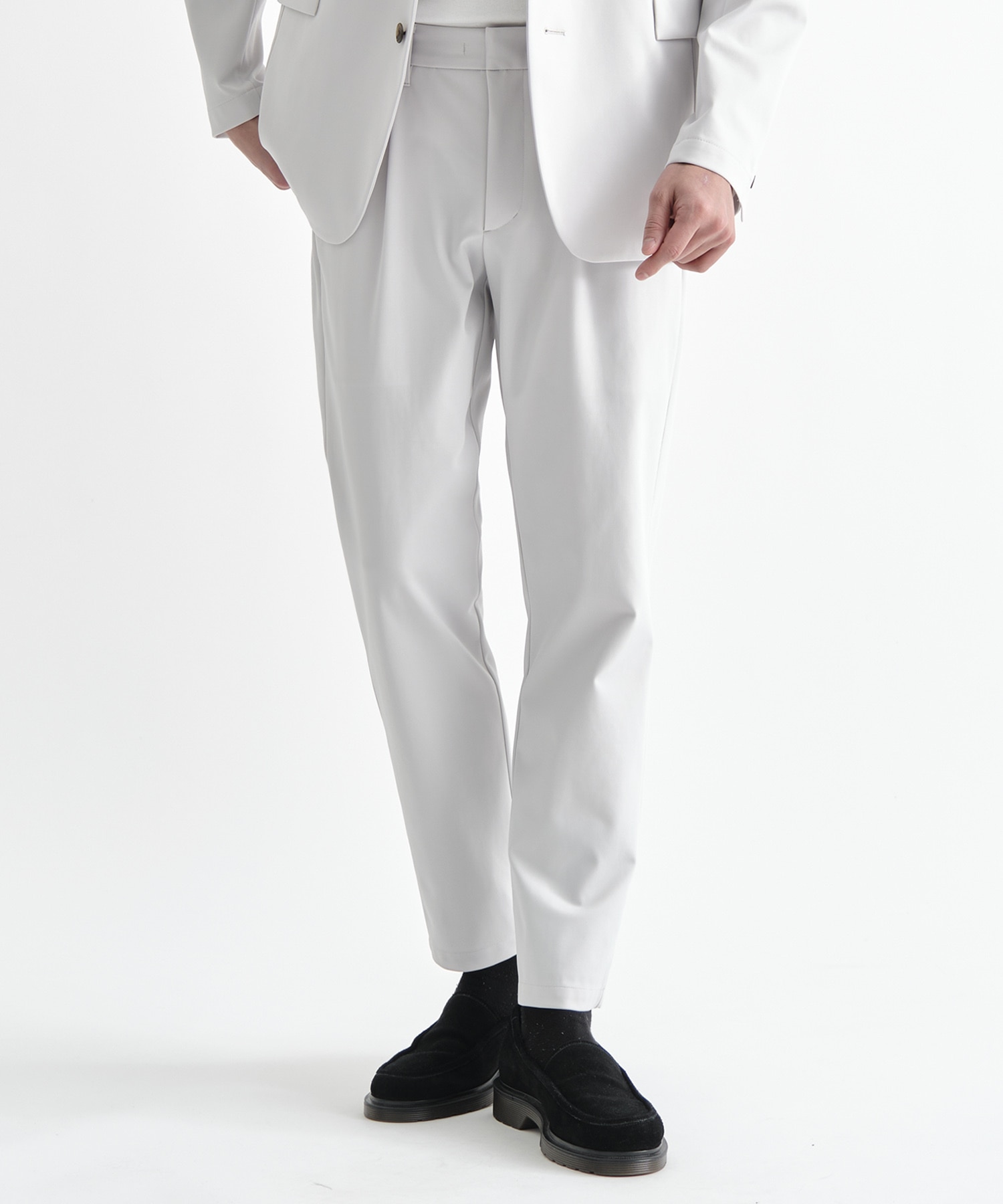 Washable High Function Jersey Tapered Pants