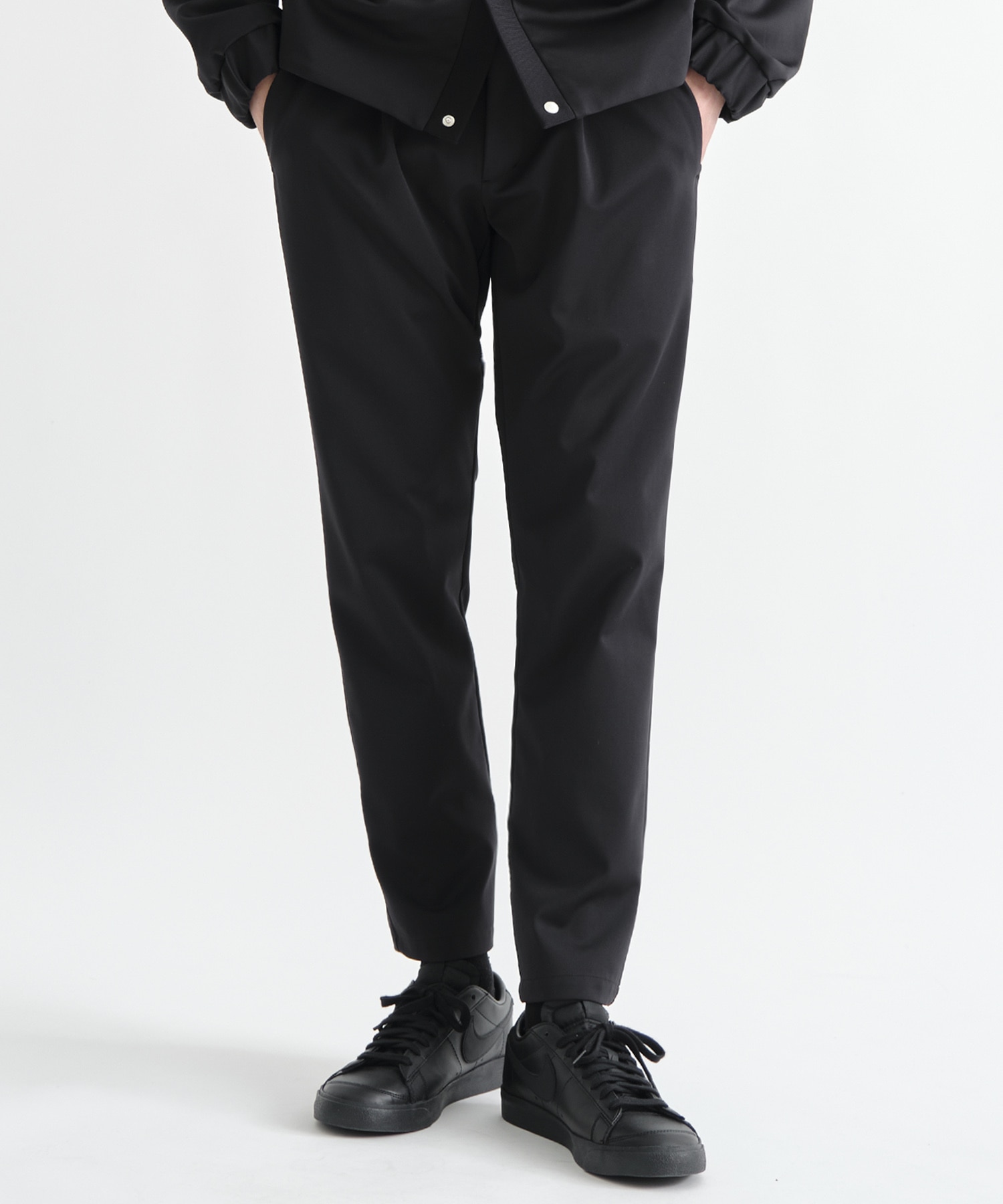 Washable High Function Jersey Tapered Pants